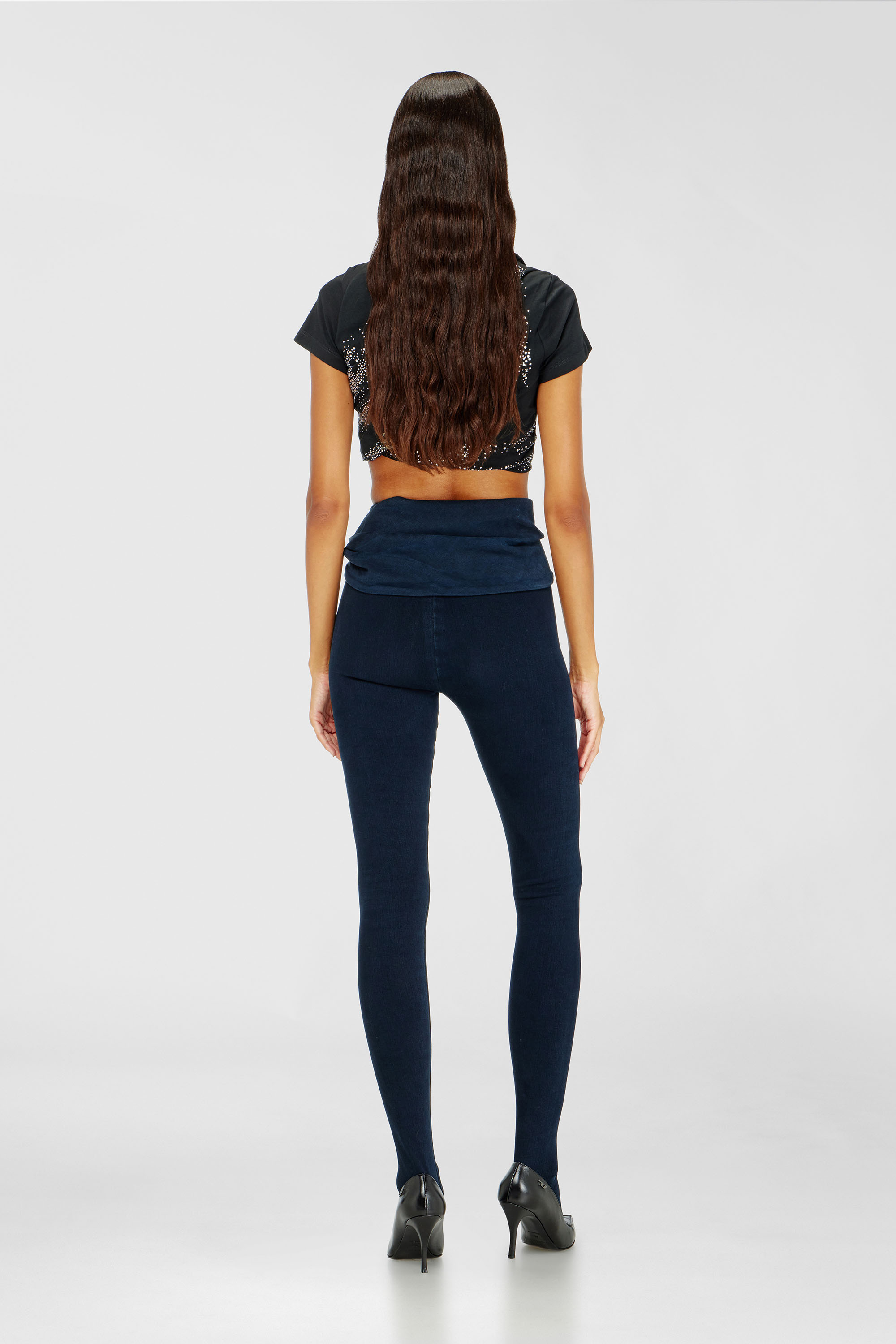 Diesel - Female's Skinny Jeans D-Velly 09R36, Dark Blue - 3