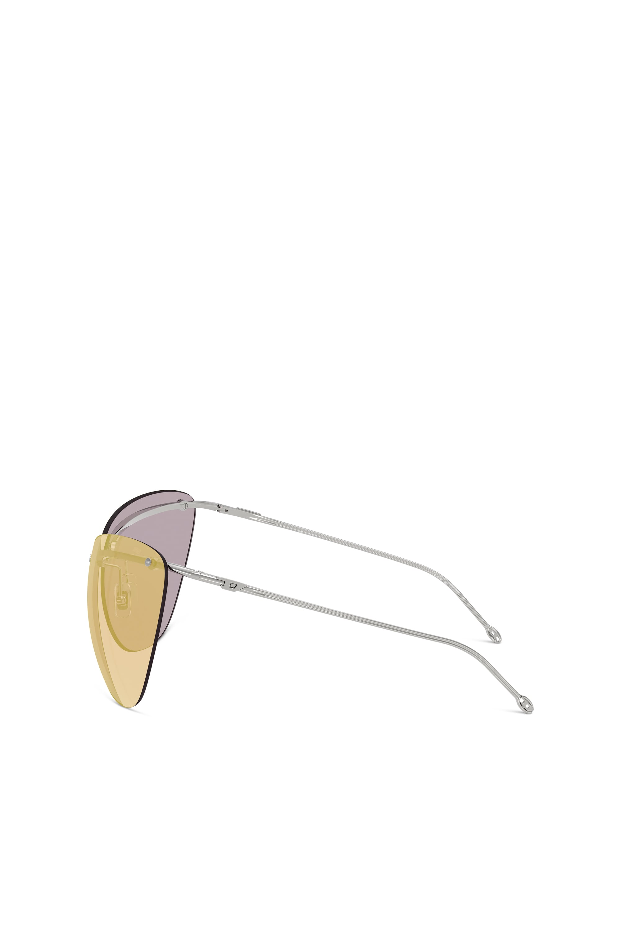 Diesel - 0DL1007, Gafas de sol con forma envolvente Unisex in Marr&oacute;n - 2