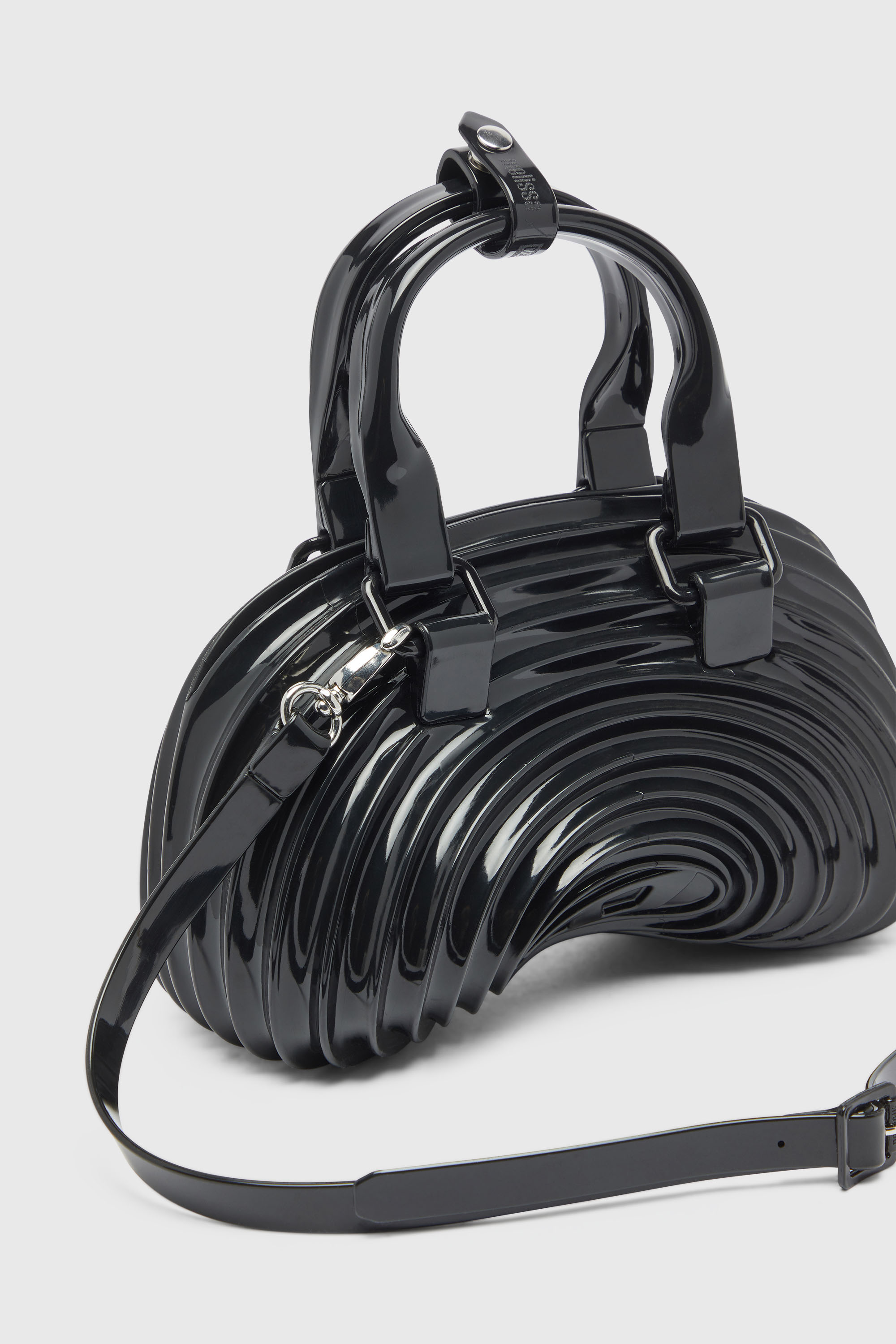 Diesel - MELISSA QUANTUM DOME, Quantum Dome &ndash; Bolso de mano en Melflex&reg; Mujer in Negro - 6
