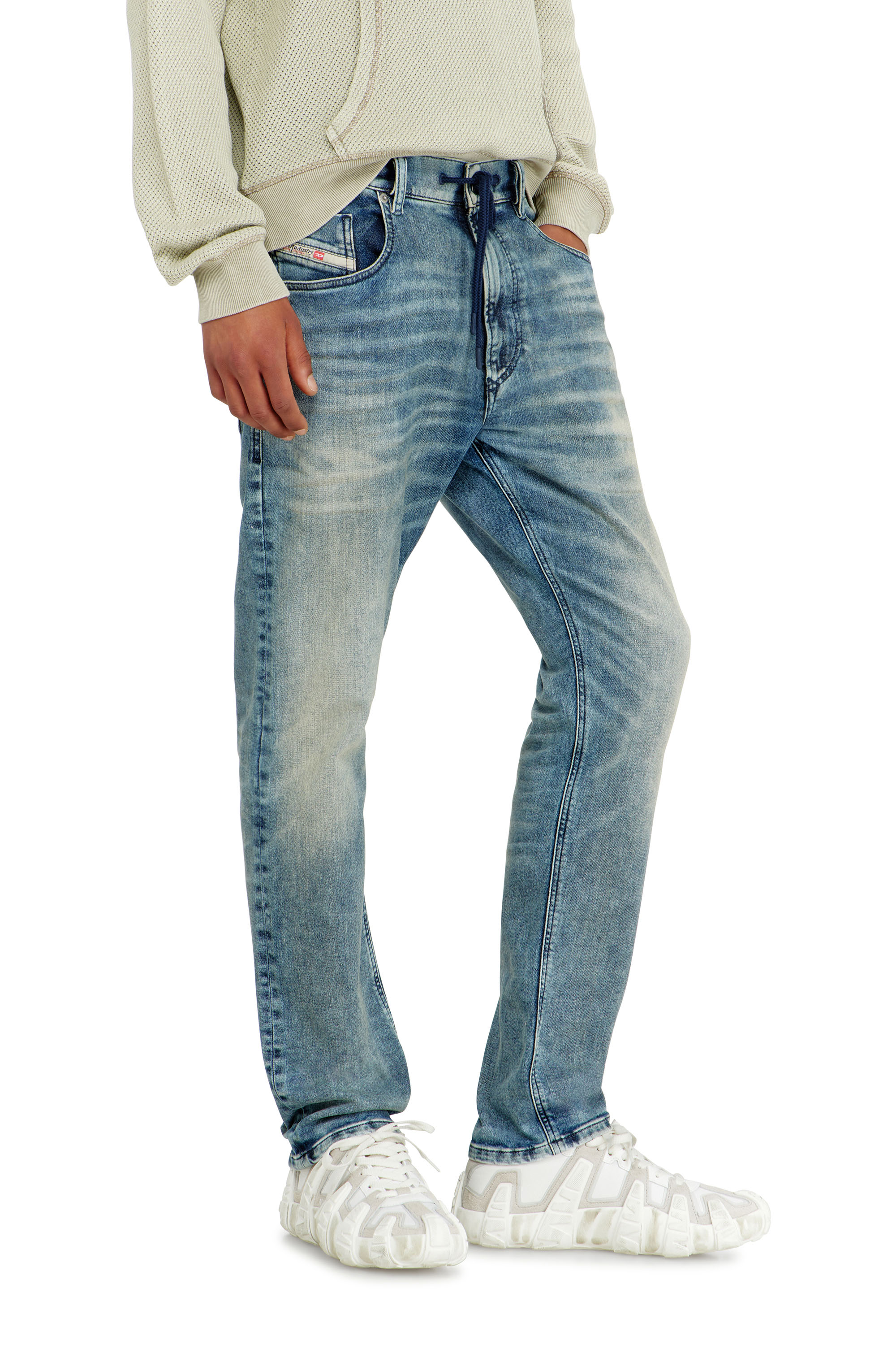 Diesel - Man's Regular 2032 D-Krooley Joggjeans&reg; 09N63, Light Blue - 4