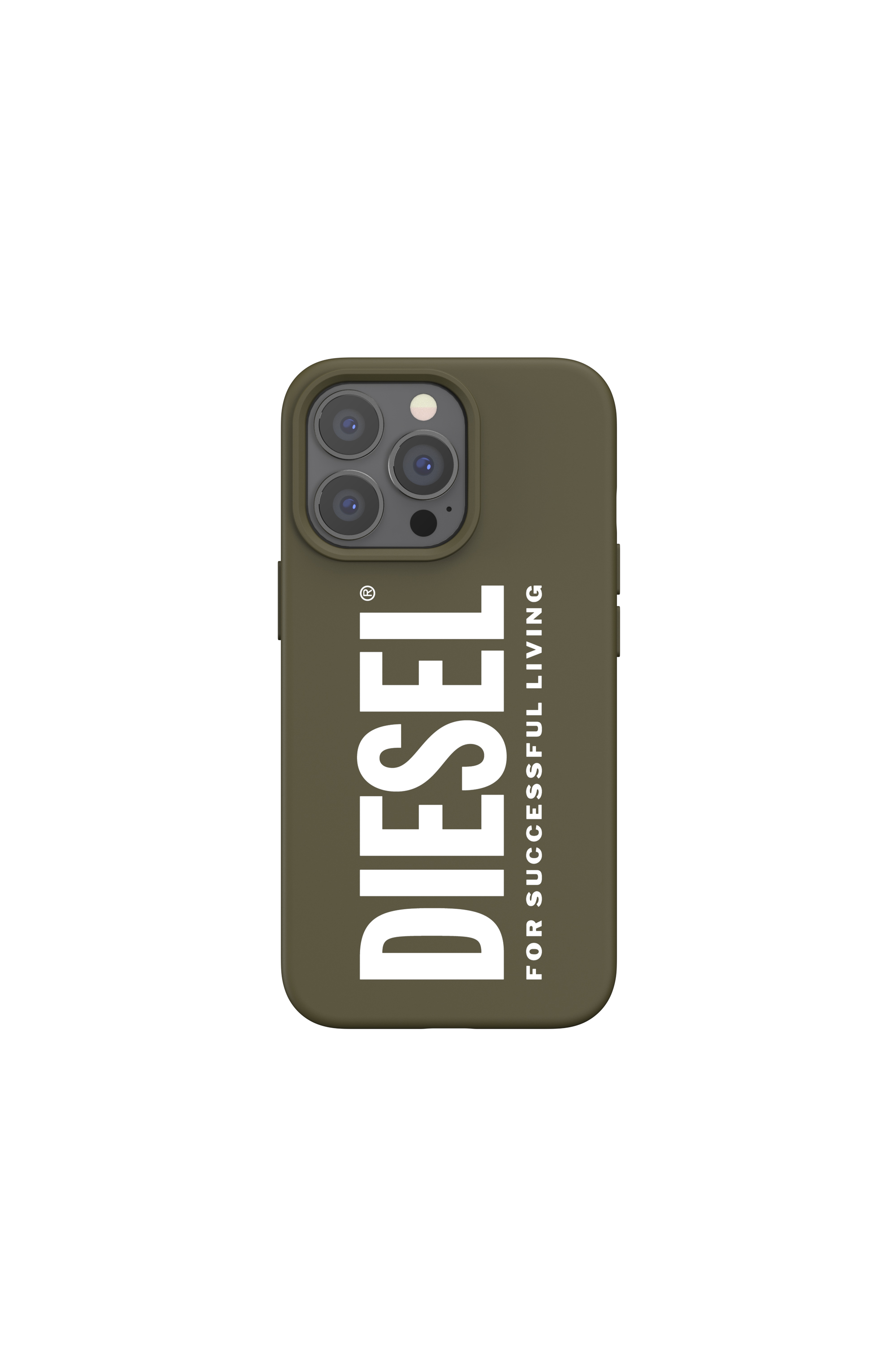 Diesel - 47166 SILICONE CASE SILICONE CASE, Unisex's Silicone case  for iPhone 13/13Pro in Military Green - 2