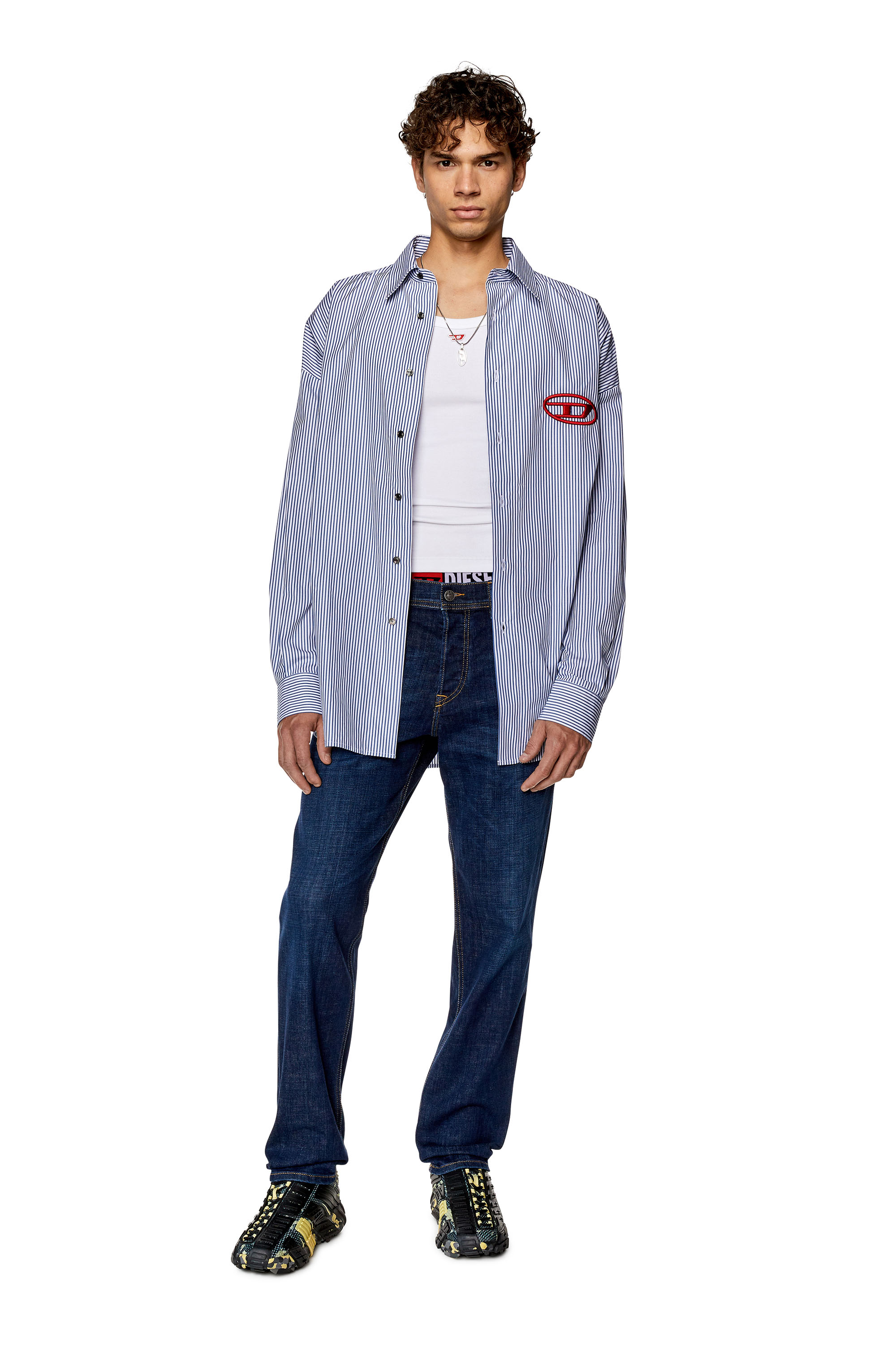 Diesel - Man's Regular Jeans 2023 D-Finitive 09F89, Dark Blue - 1