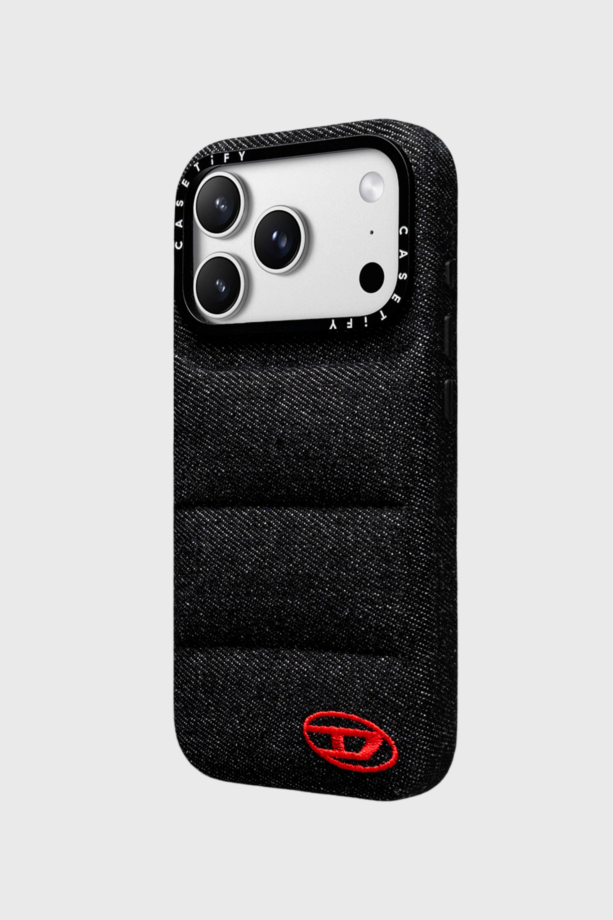 Diesel - 60606 MOULDED CASE, Unisex's Puffer case for iPhone 17 Pro in Black - 2