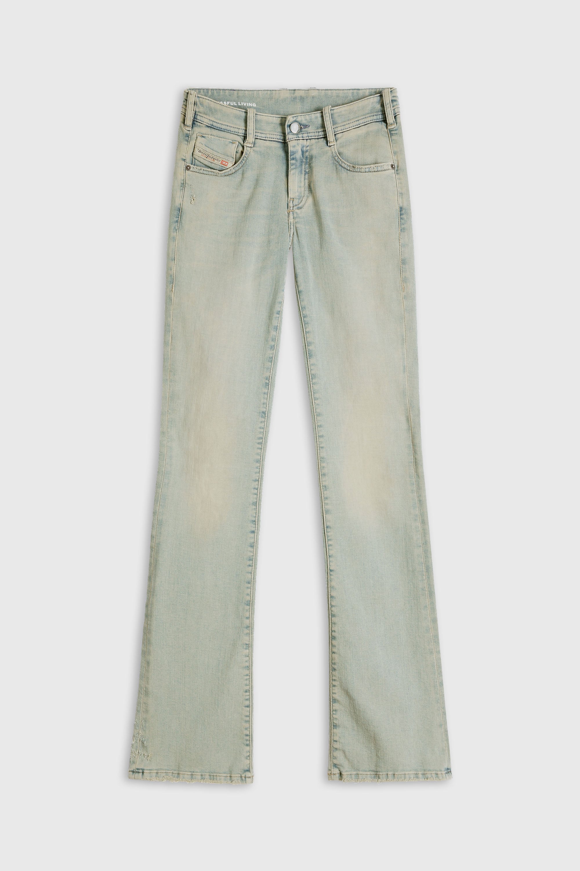 Diesel - Bootcut Jeans 1969 D-Ebbey 09Q98 Mujer, Azul Claro - 2