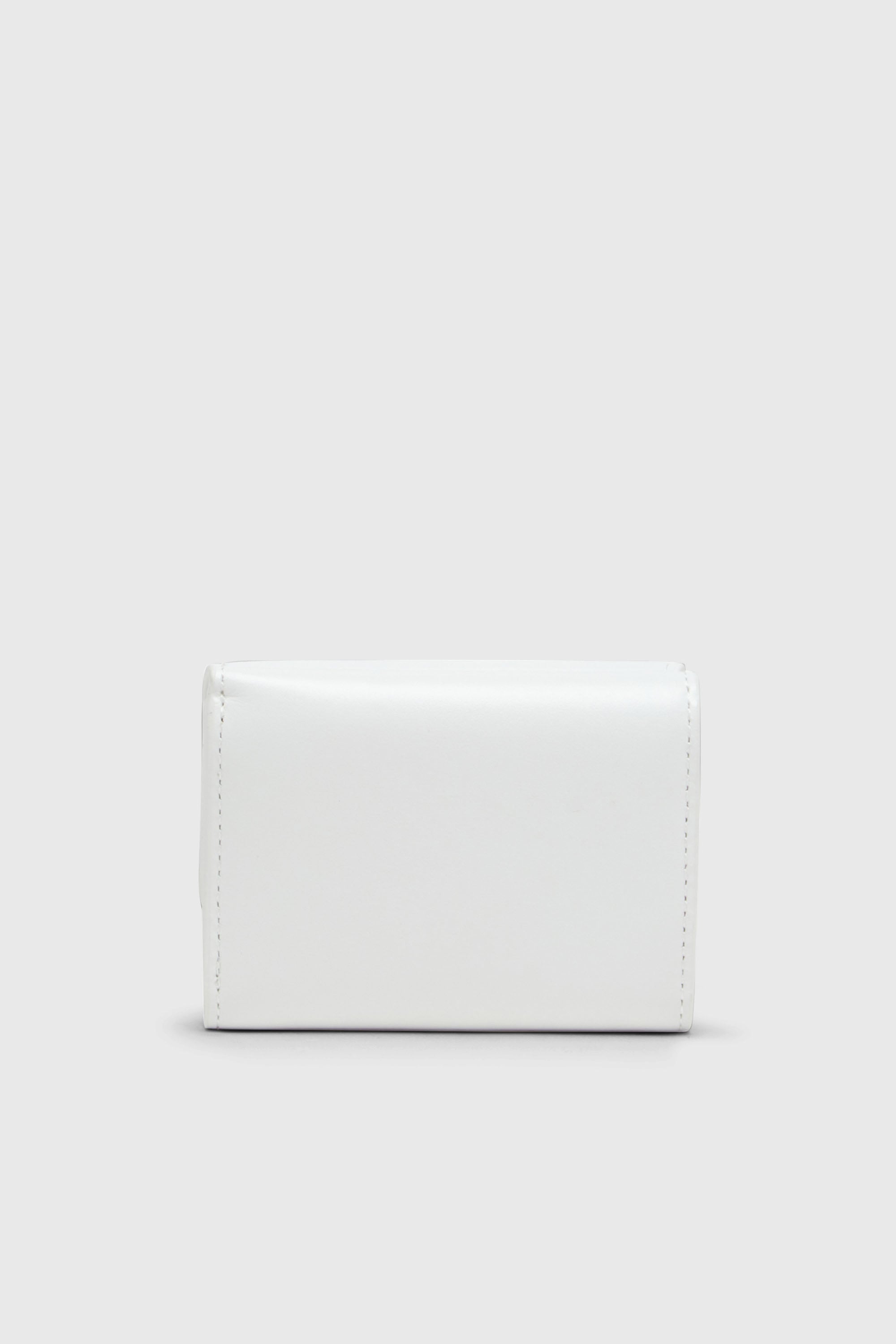 Diesel - 1DR TRI FOLD COIN XS II, Woman's Tri-fold wallet in leather in White - 2
