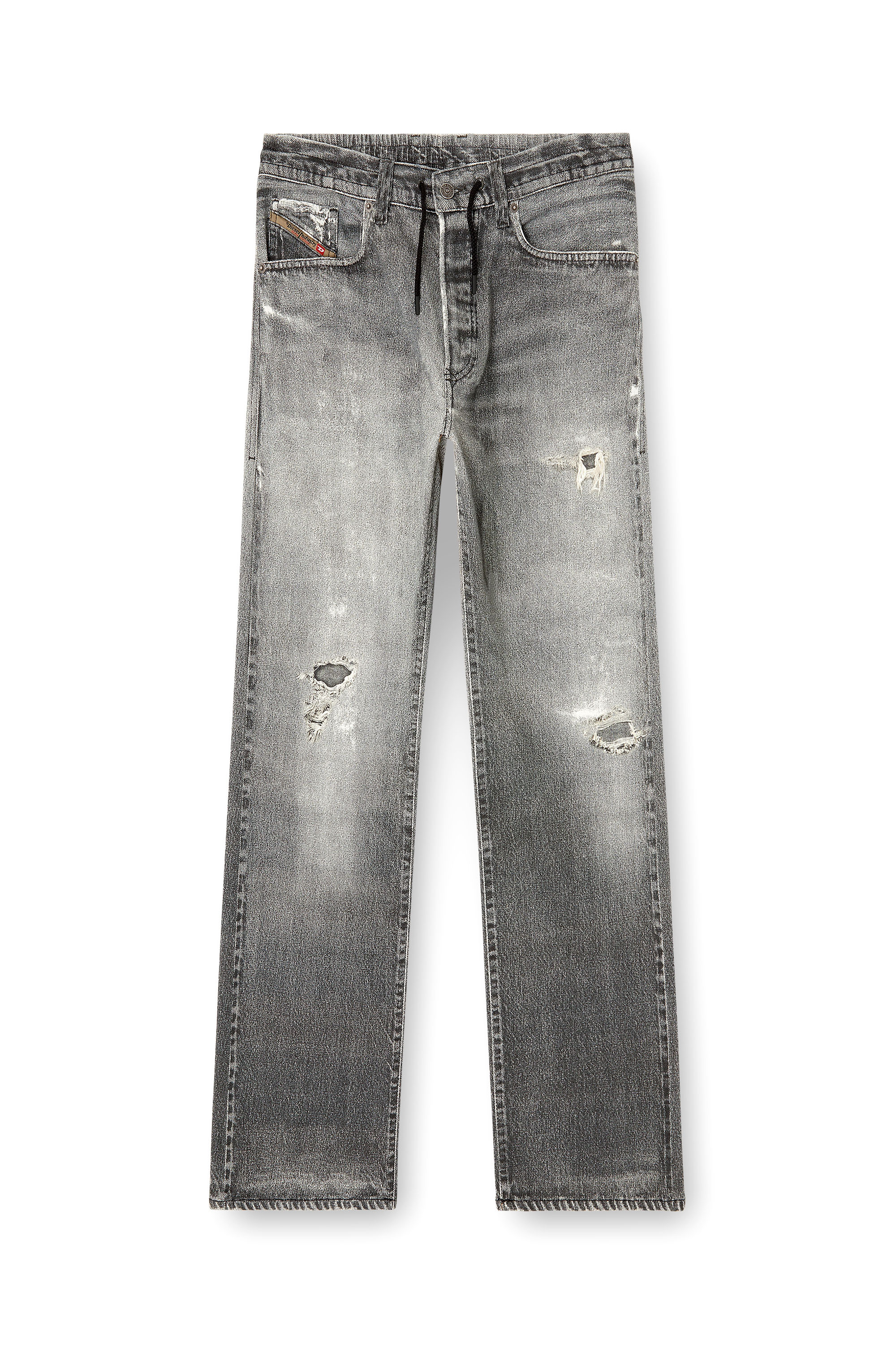 Diesel - Man's Relaxed 2080 D-Reel Joggjeans® 068US, Grey - 3