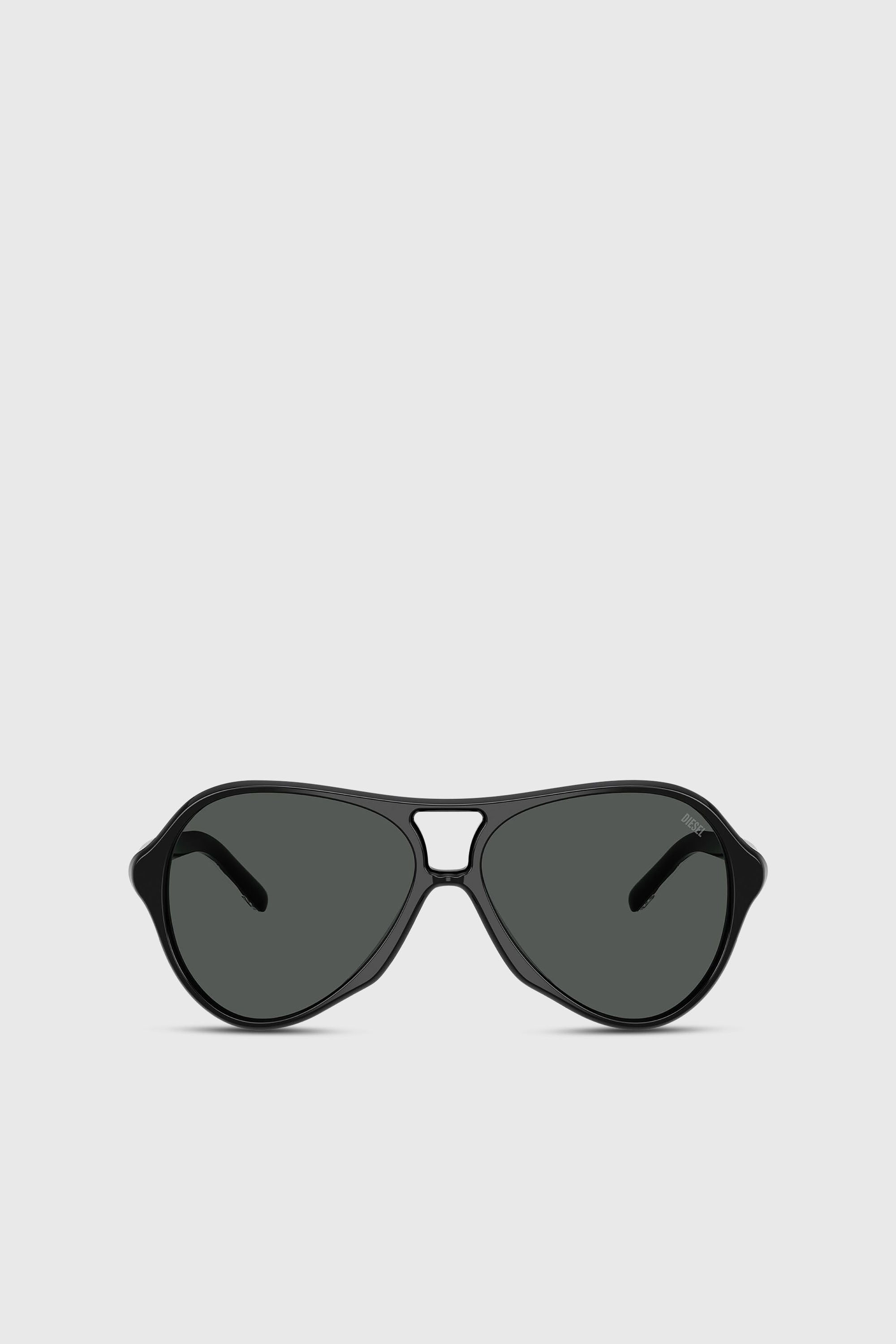 Diesel - 0DL2013U, Lunettes de soleil de mod&egrave;le pilote Mixte in Noir - 1