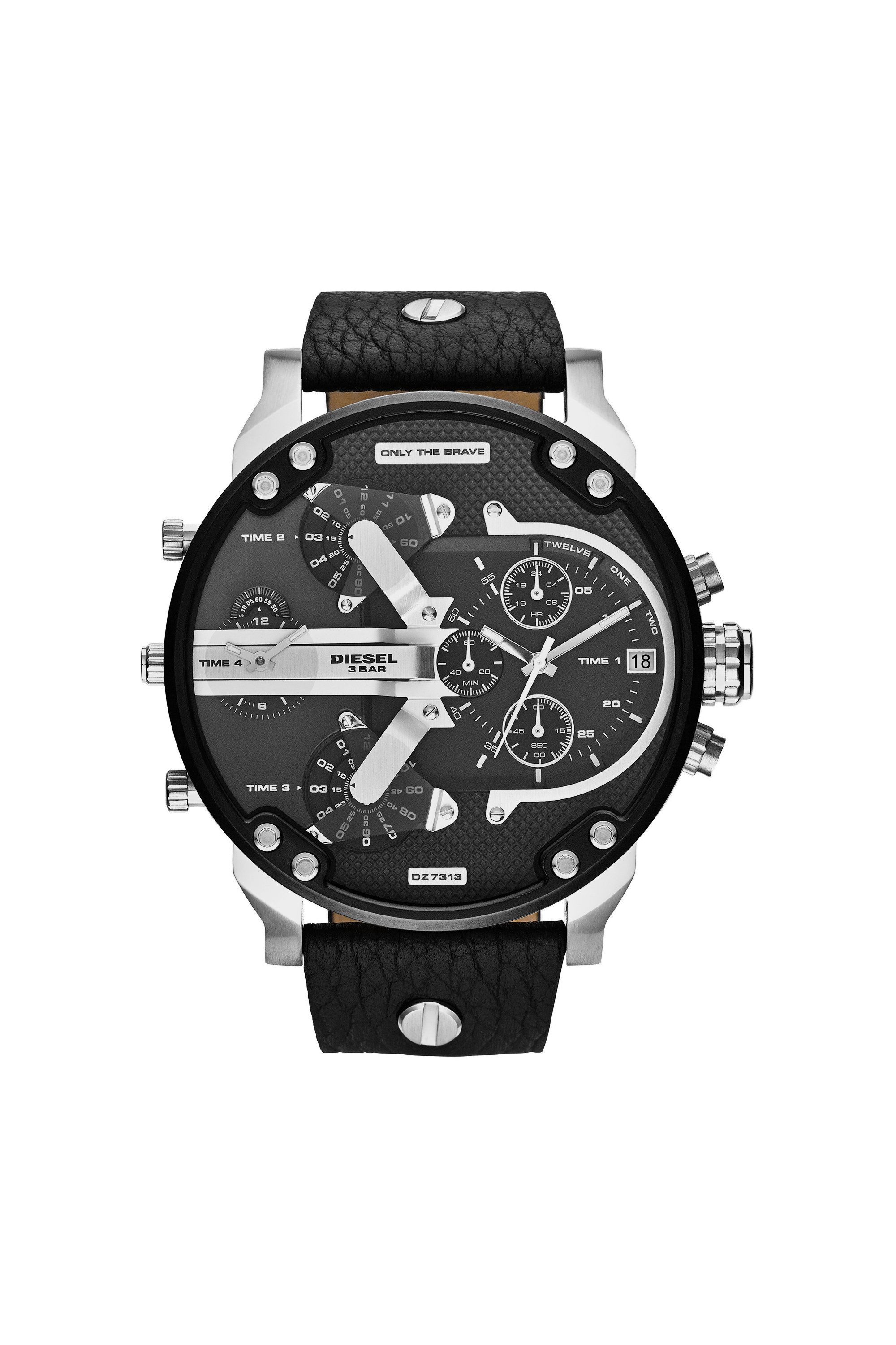 Diesel - DZ7313 MR. DADDY 2.0, Male's Mr. Daddy 2.0 watch with multi-layer watch in Black - 1
