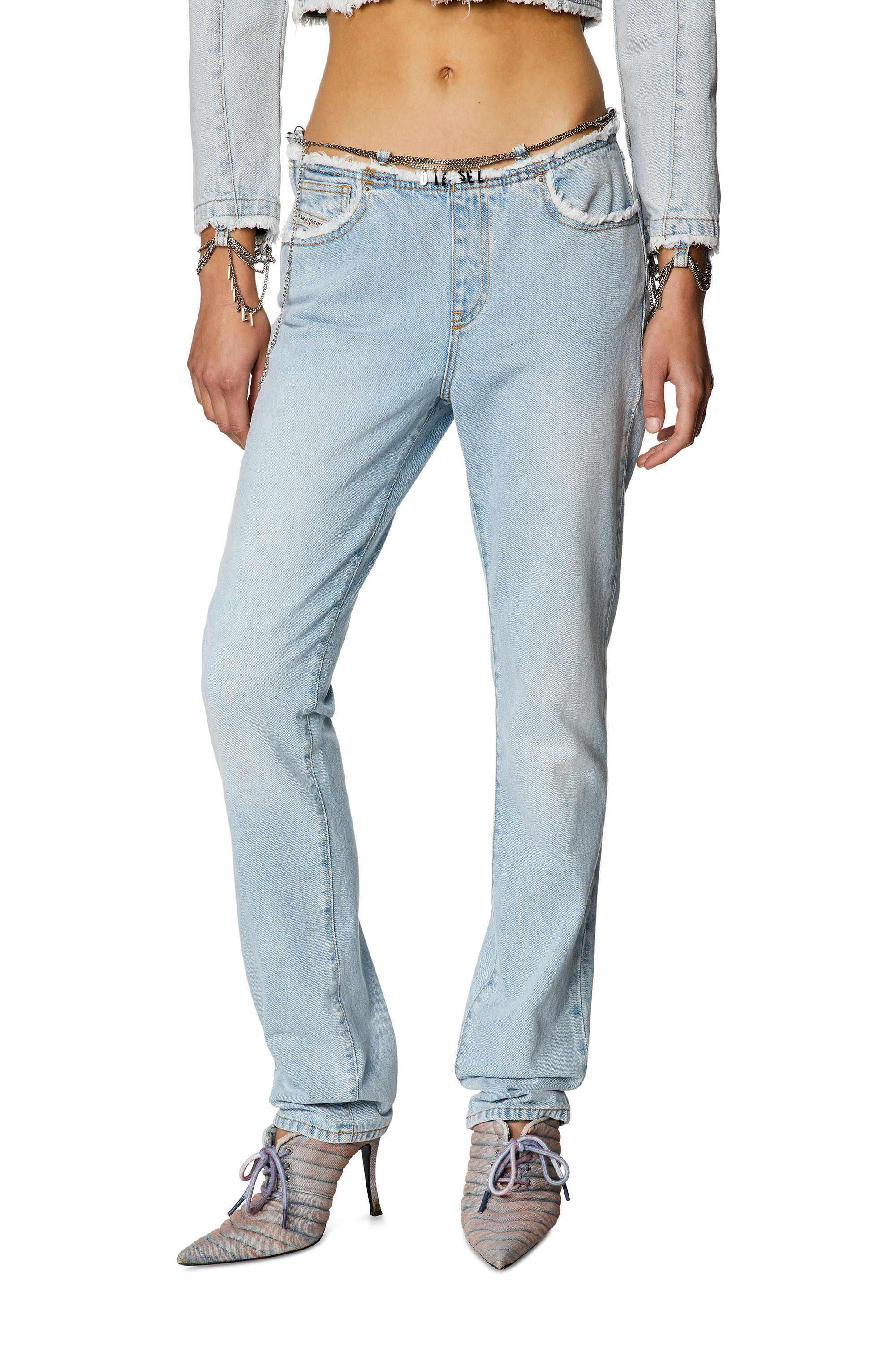 Women's Straight Jeans | Light Blue | Diesel 2002