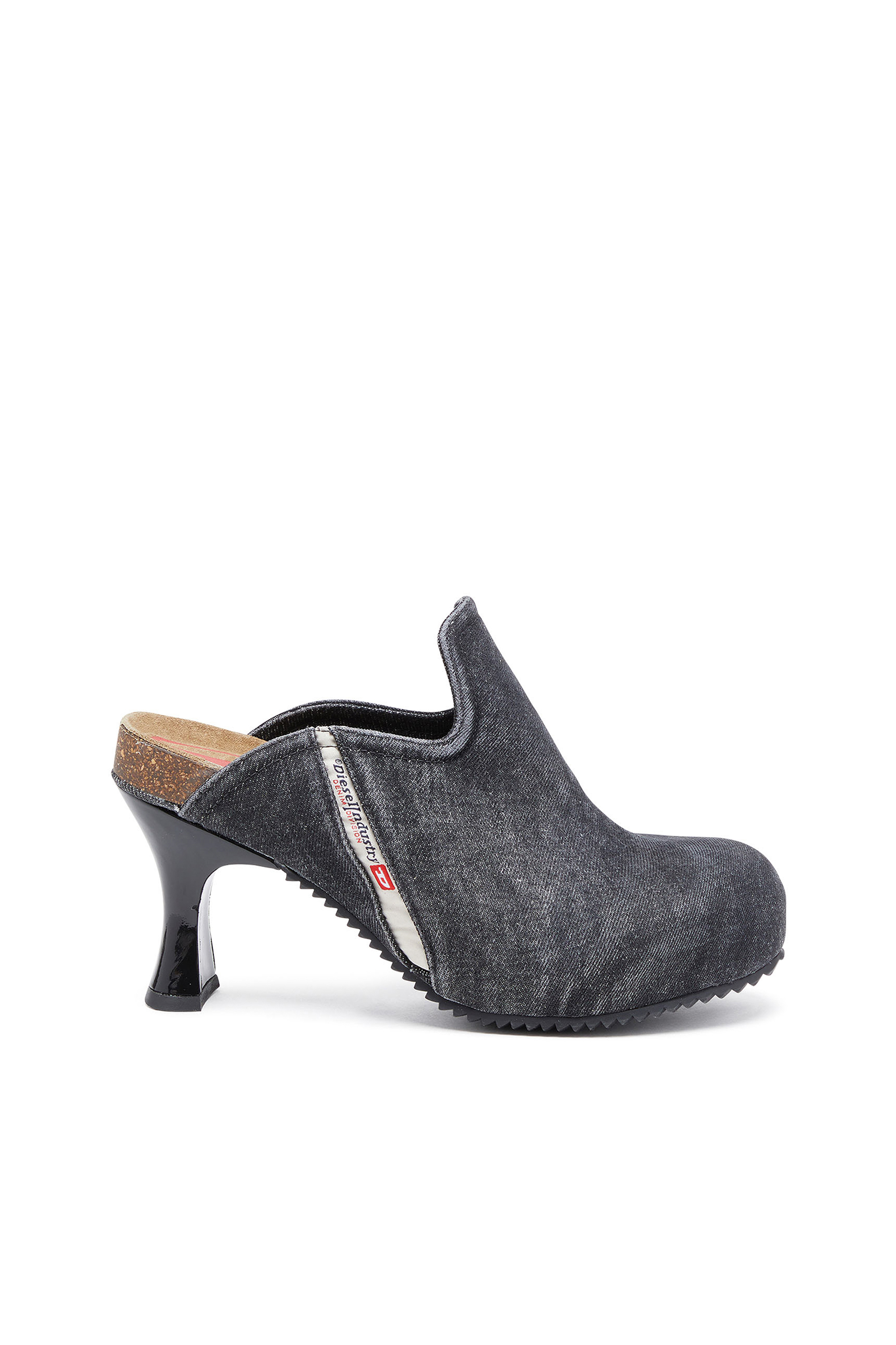 Diesel - D-WOODSTOCK ML W, D-Woodstock-Mules en denim Femme in Noir - 1