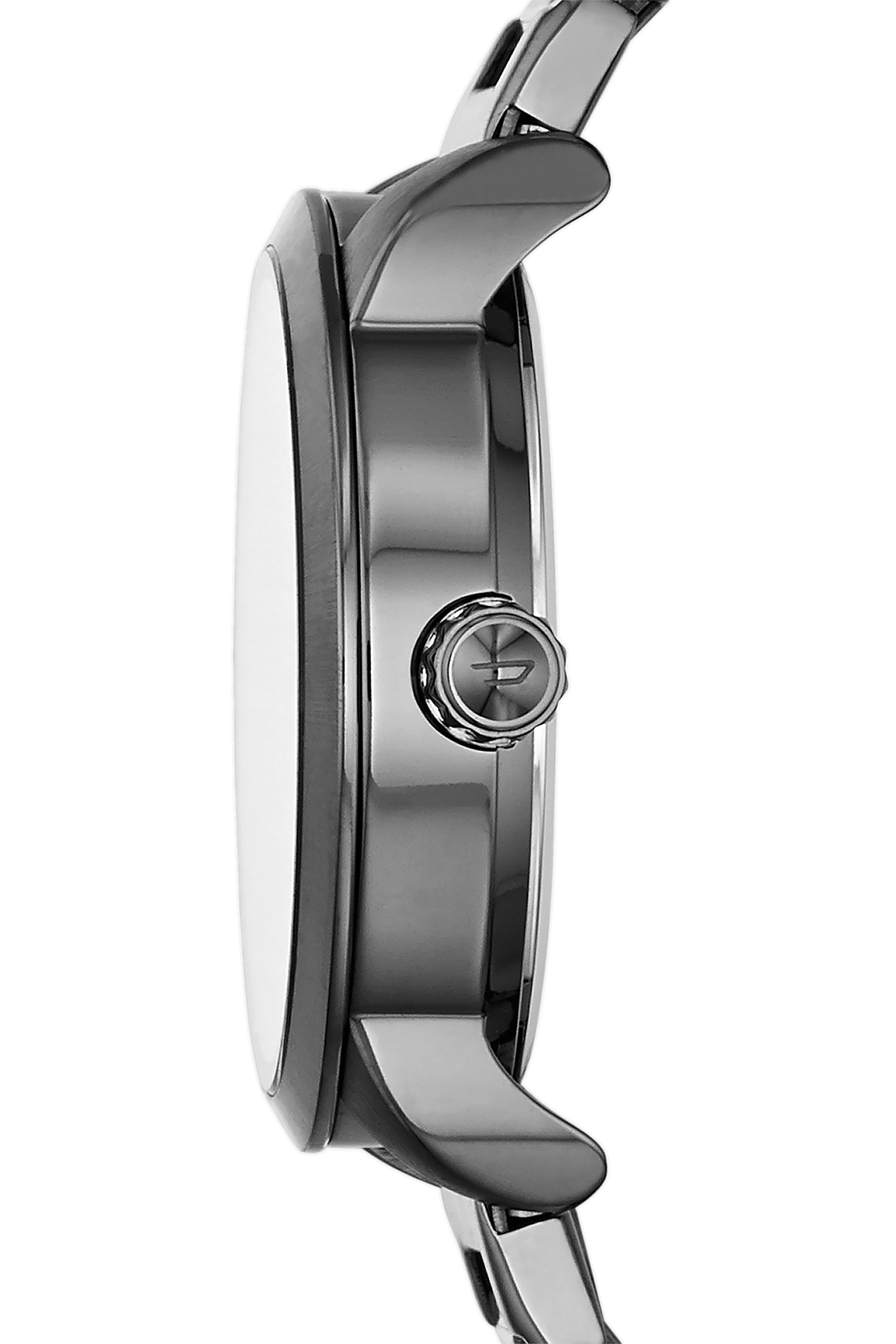 Diesel - DZ5428, Woman's Watch with rainbow-tone stones dial in Metal Grey - 3