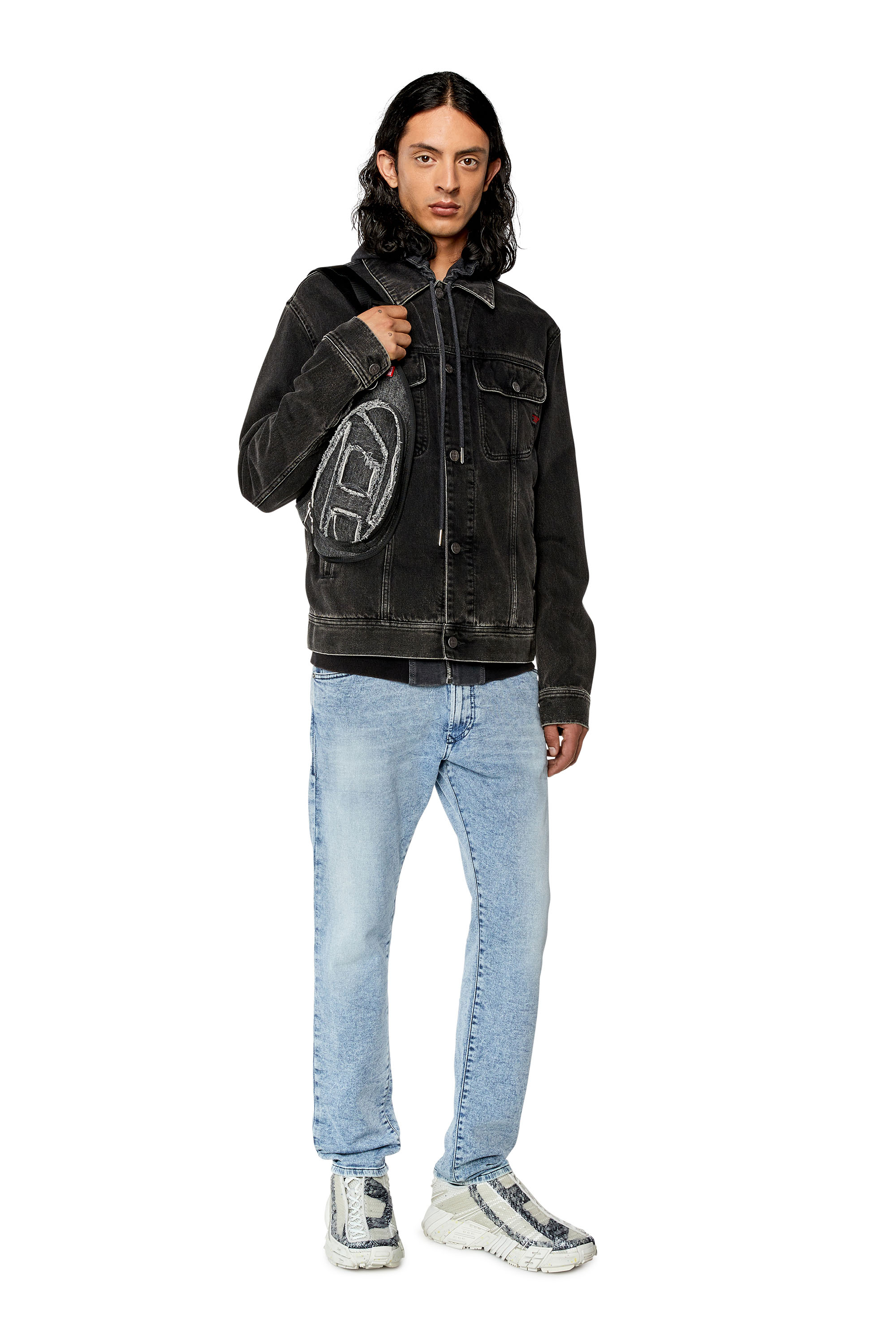Diesel - Man's Tapered 2030 D-Krooley Joggjeans&reg; 068GG, Light Blue - 1