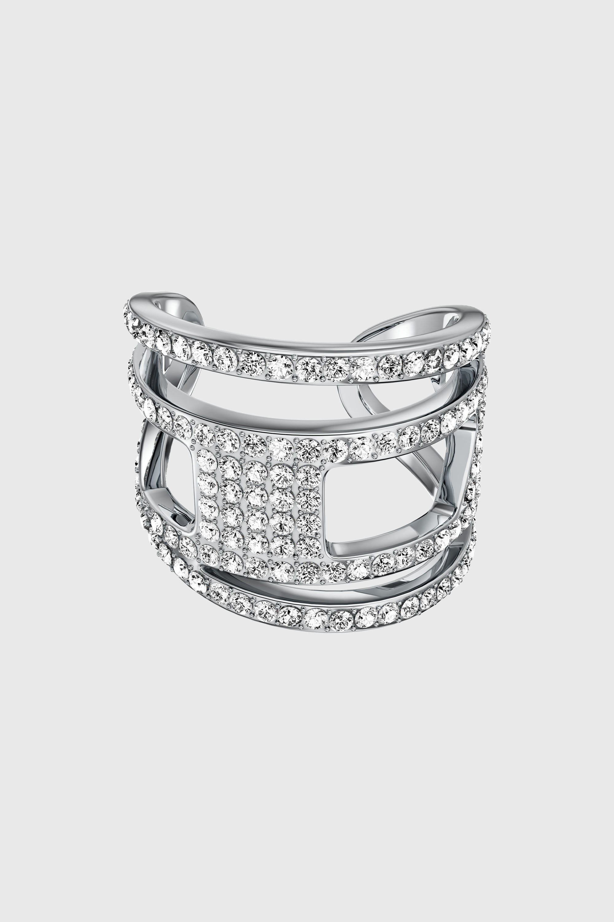 Diesel - DX1705040 JEWELLERY, Anillo D band de acero inoxidable con brillo Unisex in Plateado - 2