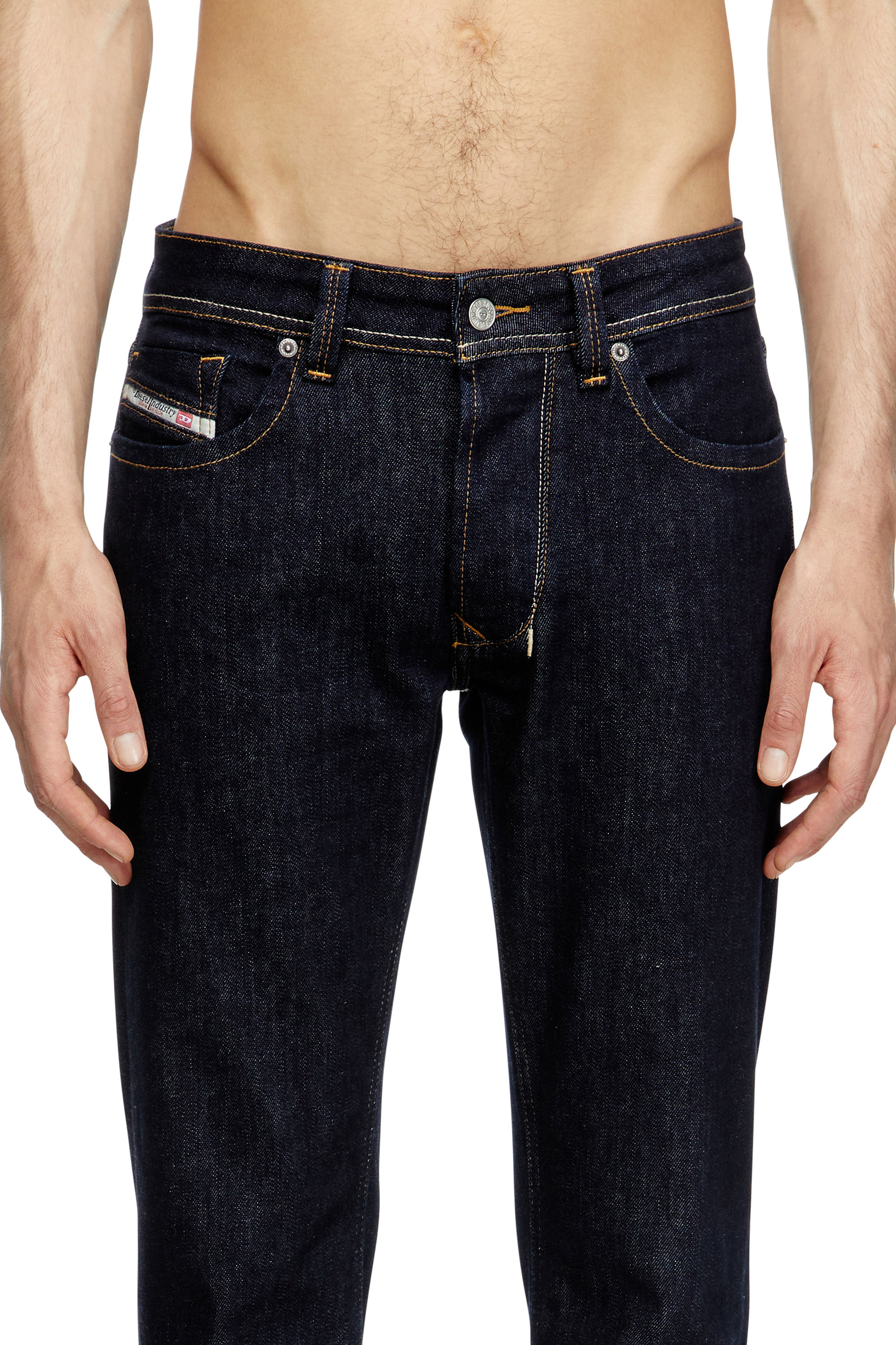 Regular Jeans 1985 Larkee 0DBEJ, Dark Blue Diesel - Man's Regular Jeans 1985 Larkee 0DBEJ, Dark Blue - 5