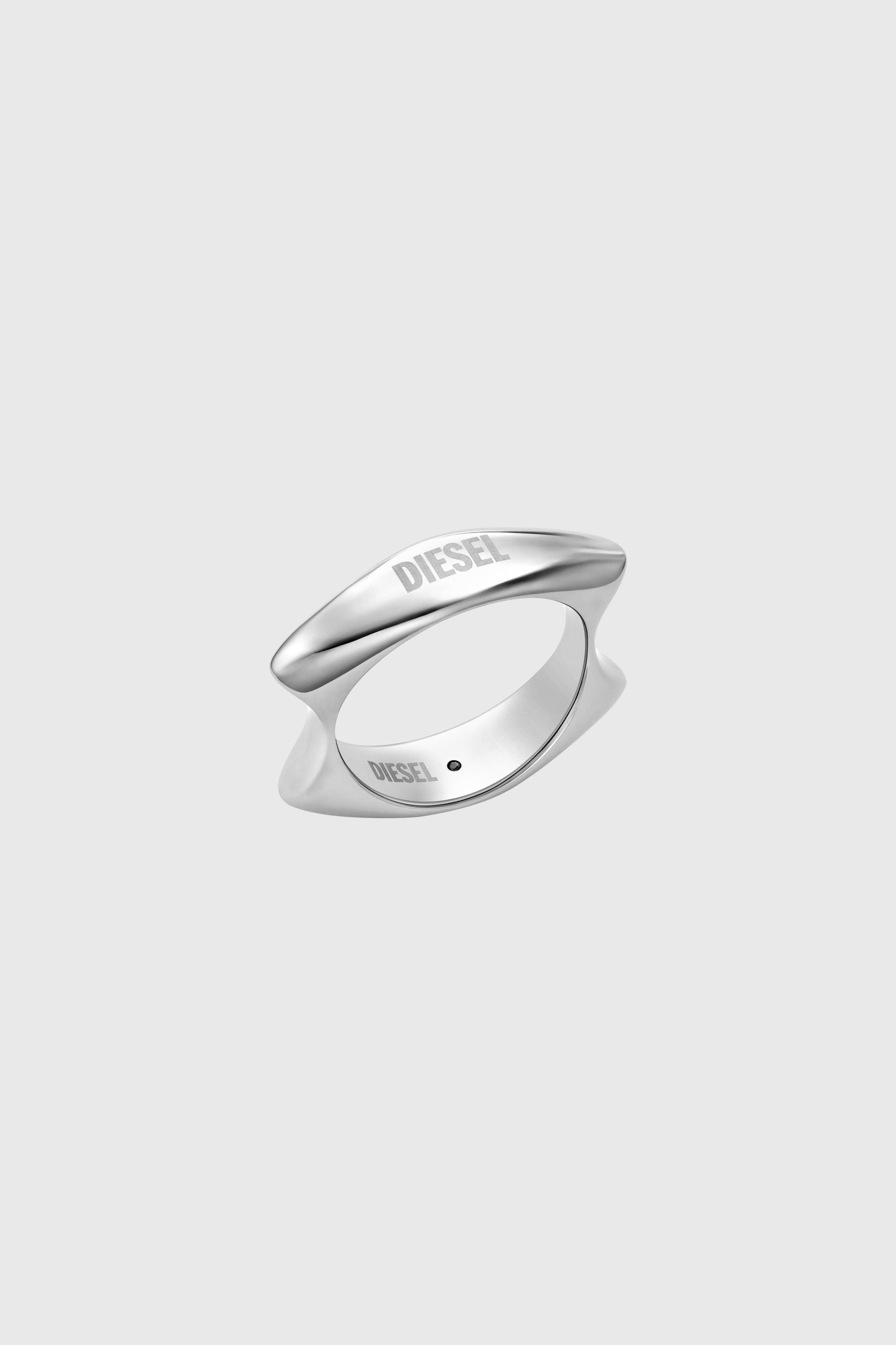 Diesel - DX1584040 JEWEL, Anillo de acero inoxidable Unisex in Plateado - 1