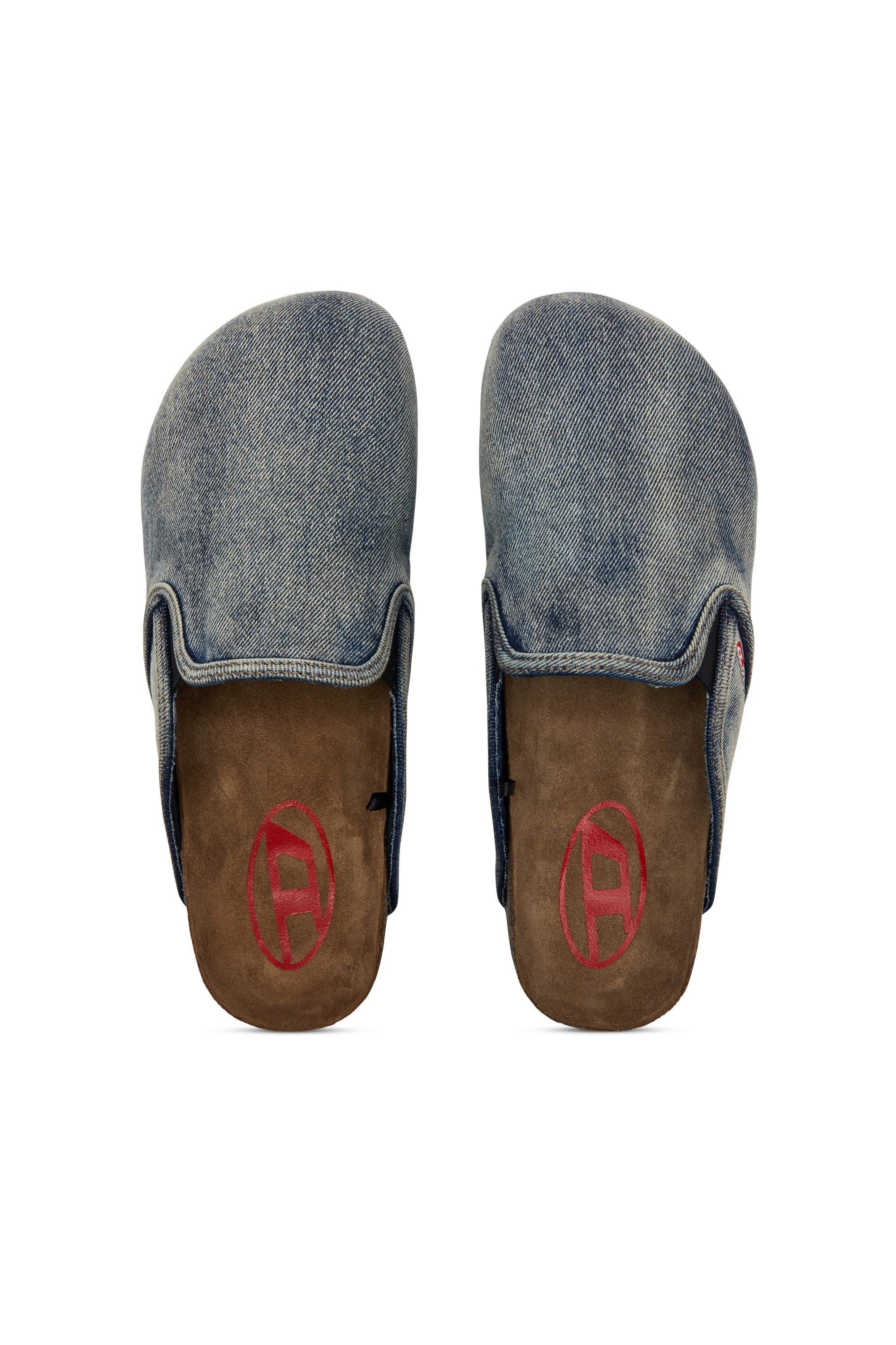 Men's D-Woodstock-Denim mules | Blue | Diesel