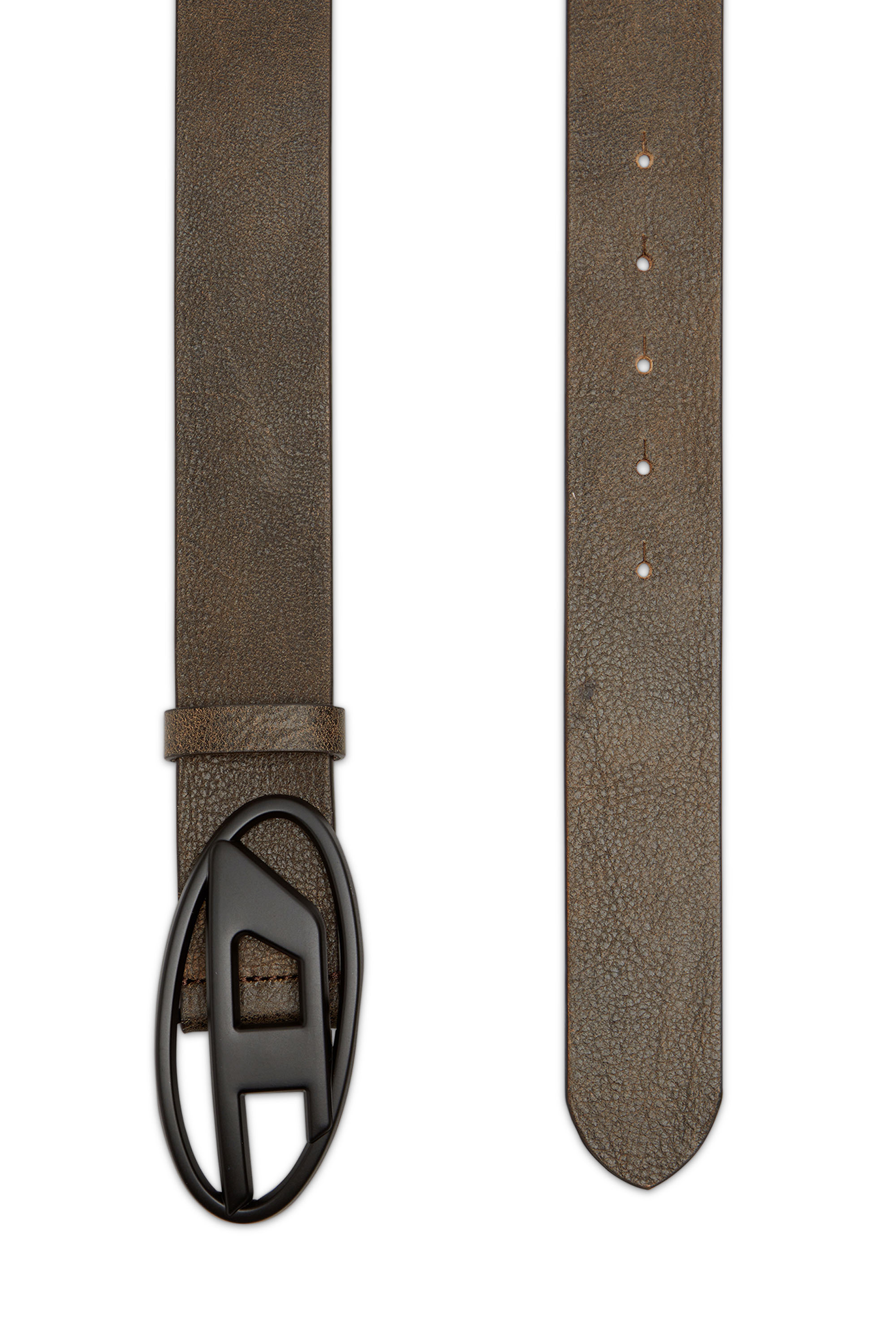 Diesel - B-1DR, Ceinture 3.9 cm en cuir traité Mixte in Marron - 2