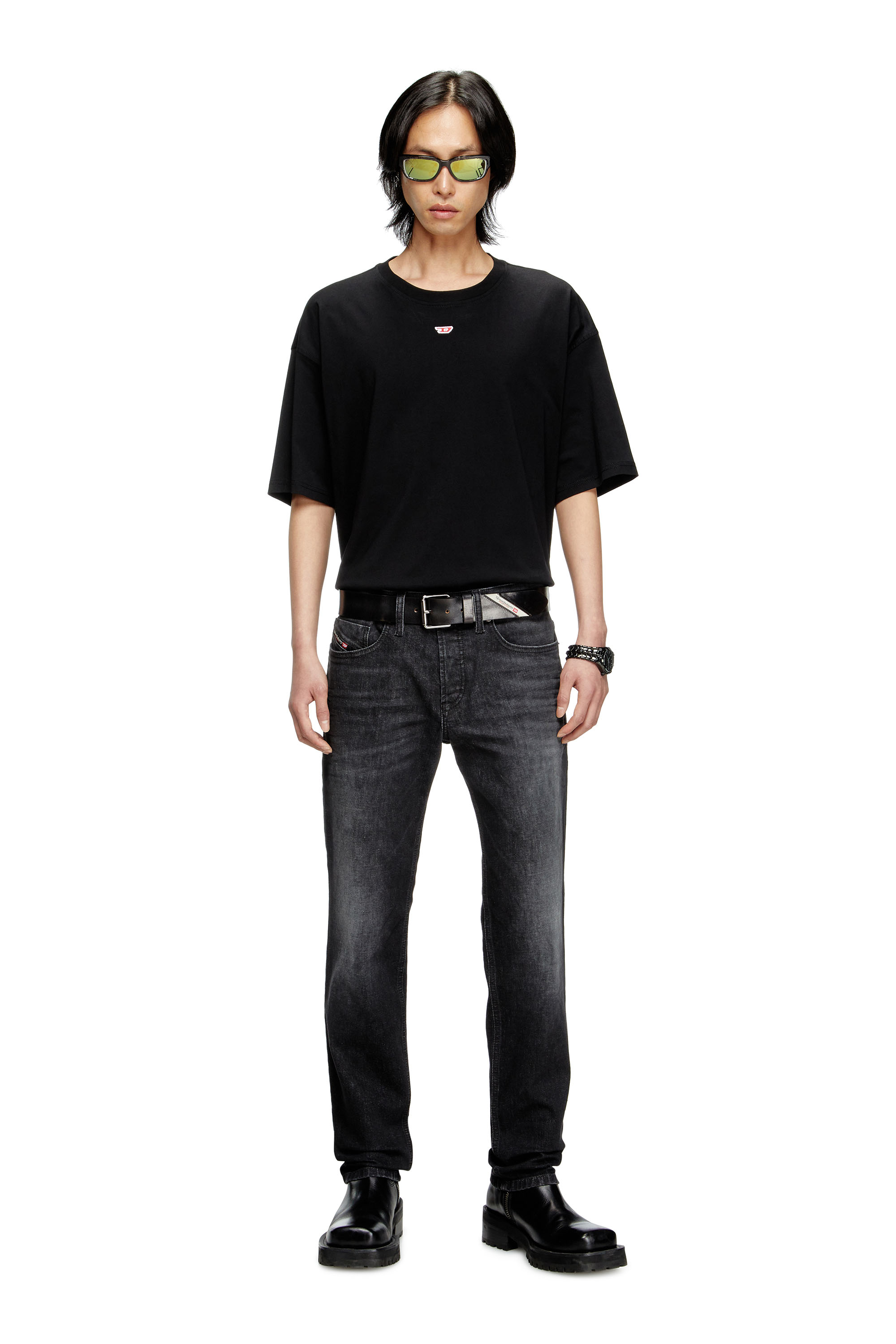 Diesel - Male's Regular Jeans 2023 D-Finitive 0DBDT, Black/Dark Grey - 2