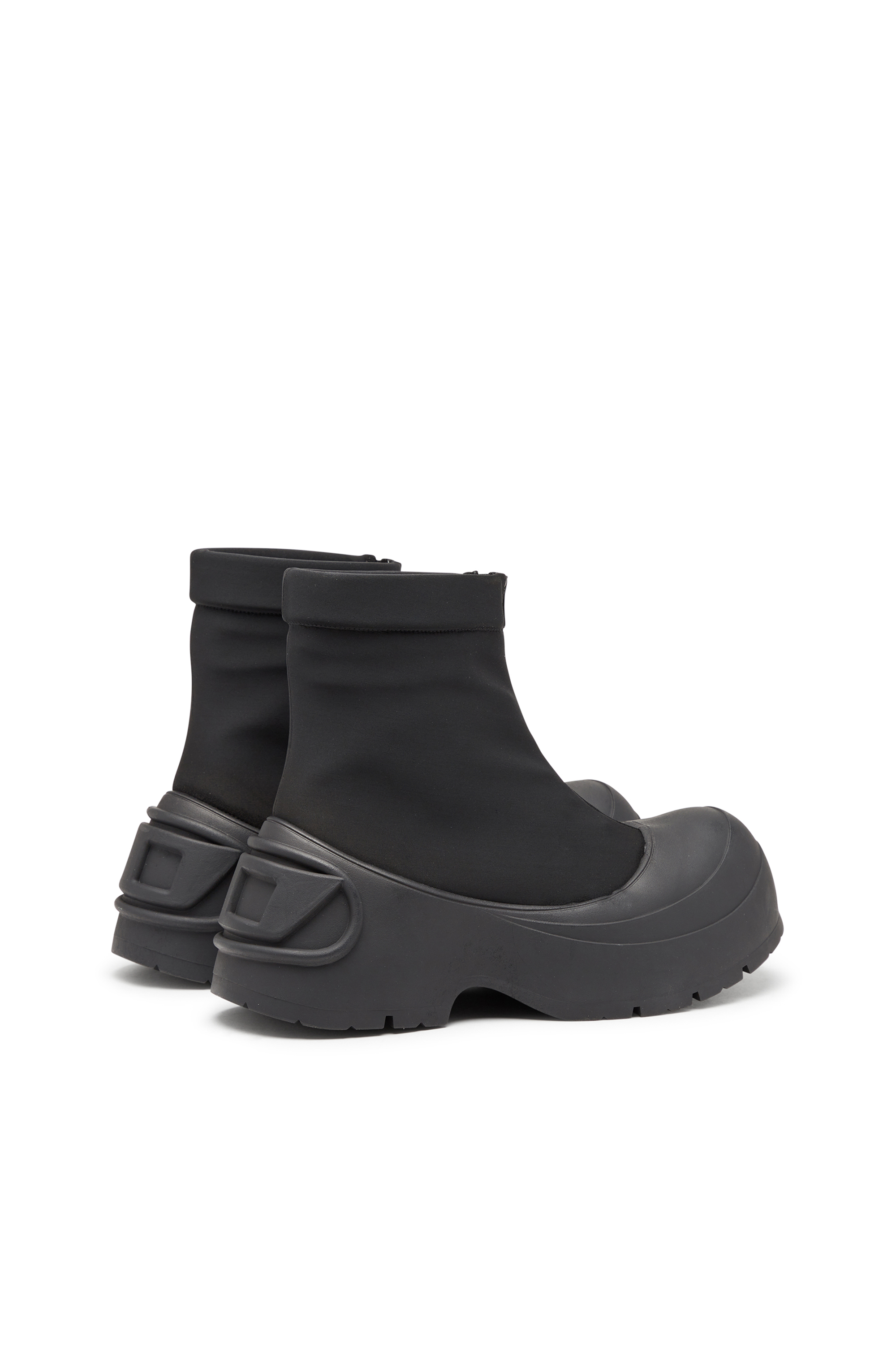 Diesel - D-DONALD CH, Male's D-Donald-Rubber-trimmed ankle boots in Black - 3