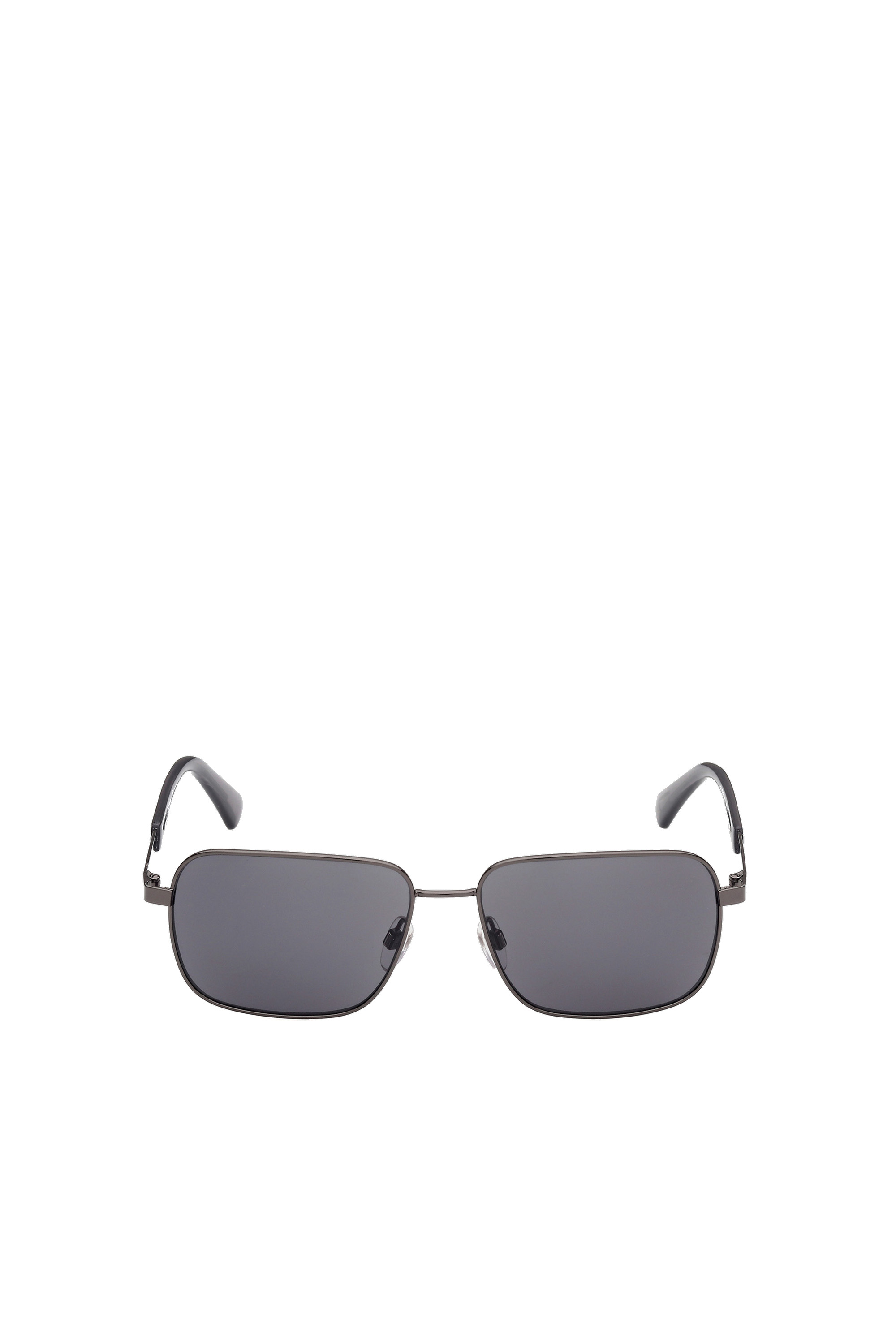 Diesel - DL0354, Man's Rectangular easy to wear metal sunglasses in Grey - 1