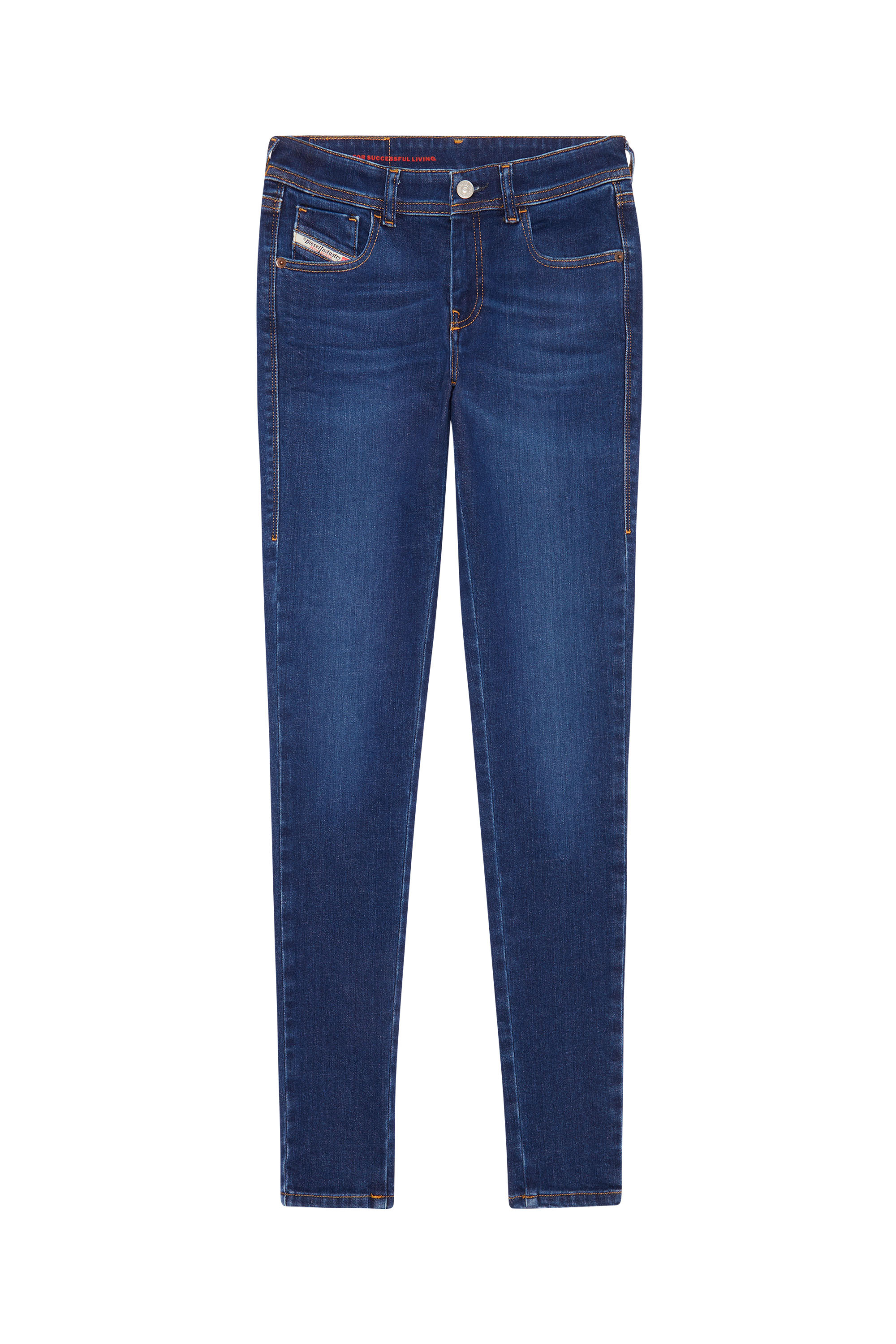 Super skinny Jeans 2018 Slandy-Low 09C19, Dark Blue Diesel - Female's Super skinny Jeans 2018 Slandy-Low 09C19, Dark Blue - 2