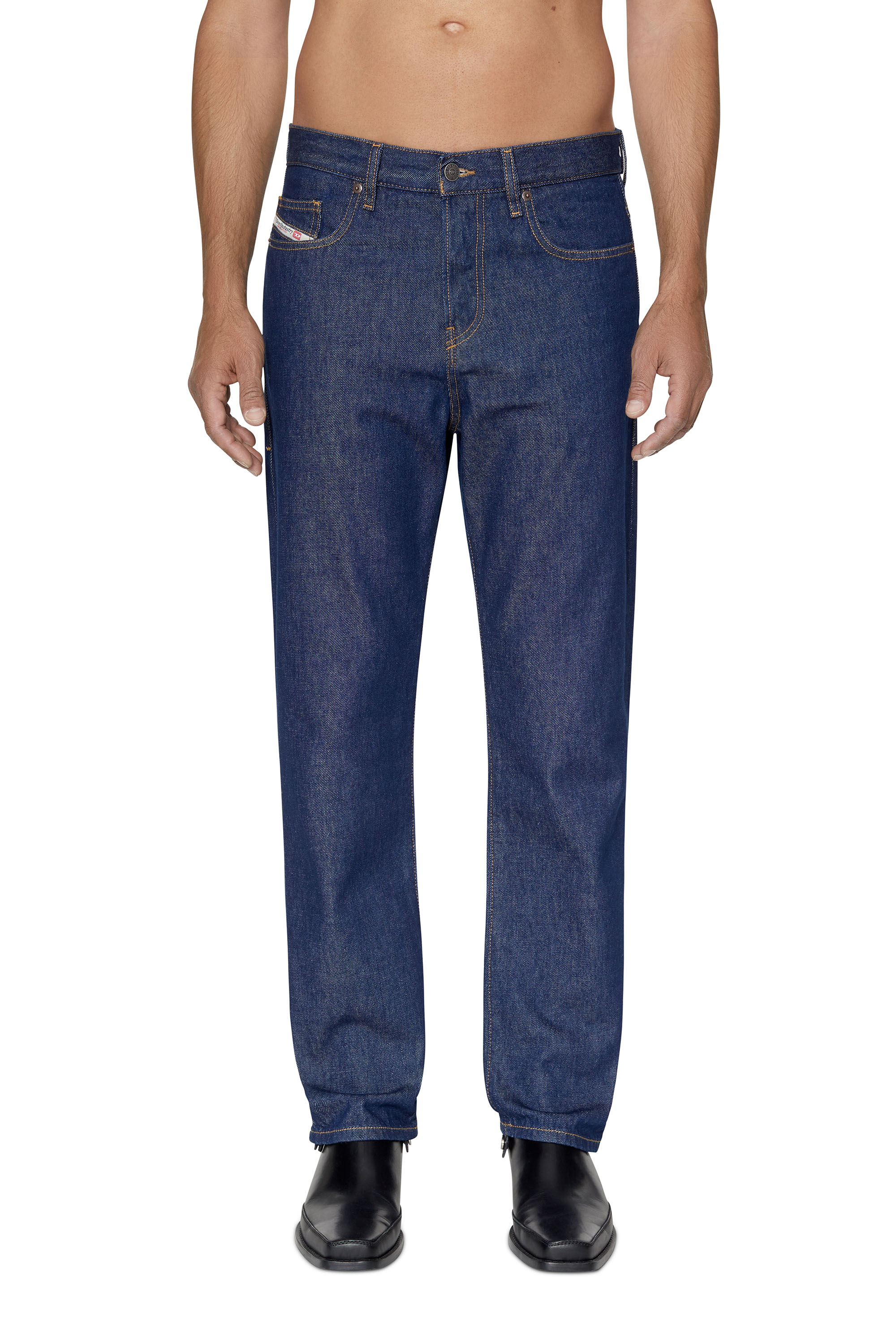Diesel - Straight Jeans 2020 D-Viker Z9B85 Homme, Bleu Foncé - Image 2
