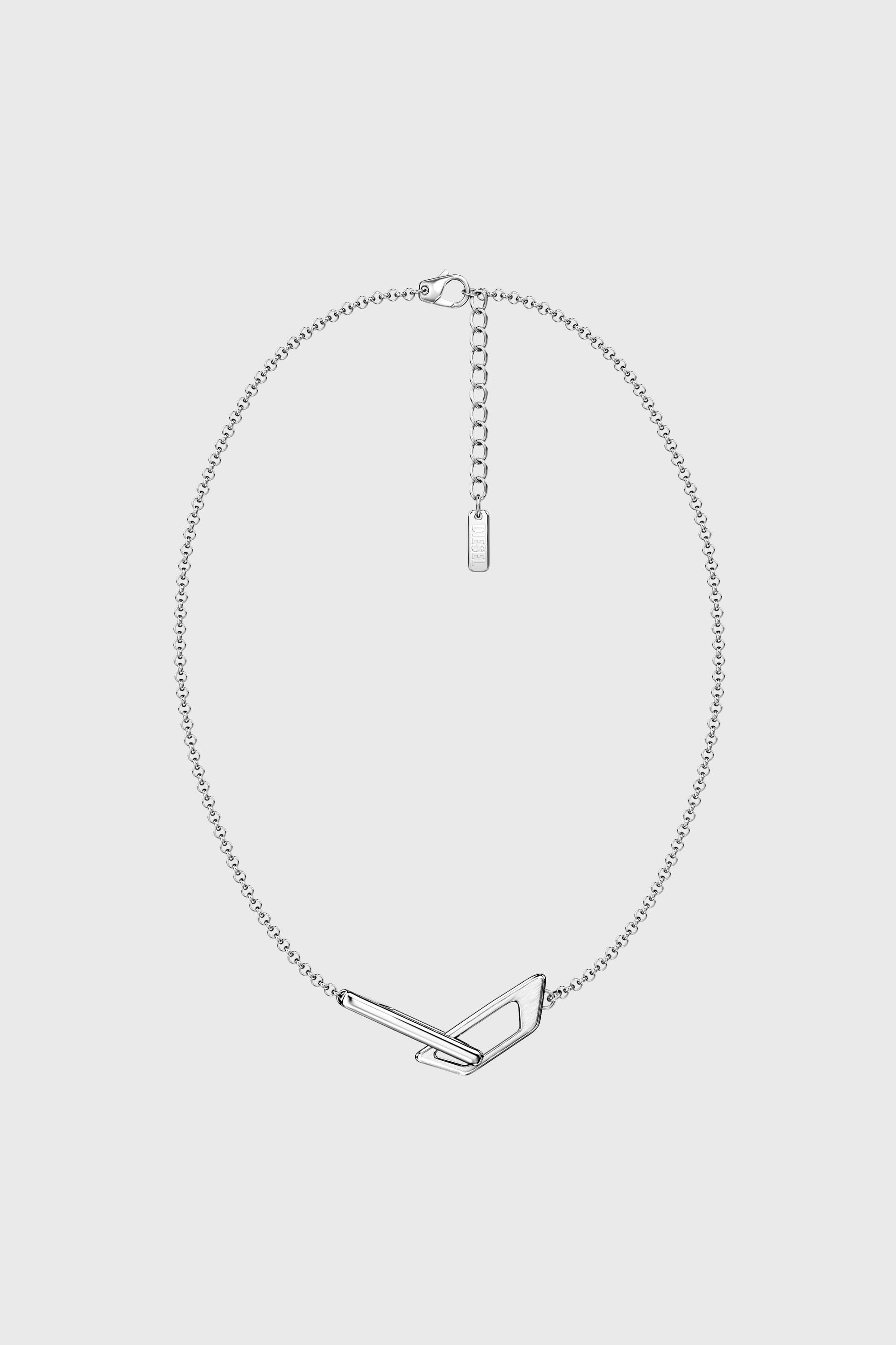 Diesel - DX1727040, Collar tipo banda de acero inoxidable Unisex in Plateado - 1