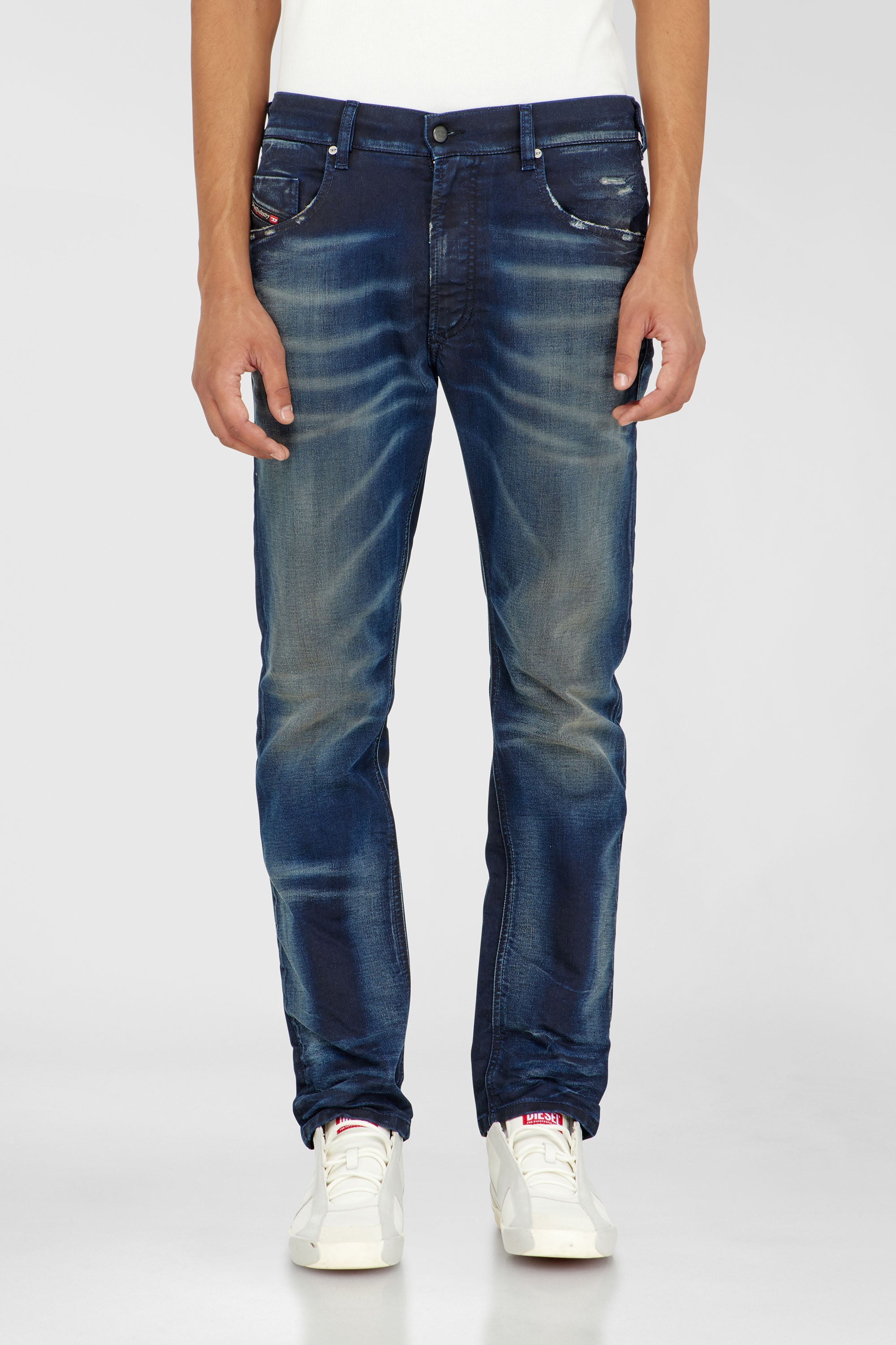 Diesel - Regular 2032 D-Krooley-BW Joggjeans&reg; 068WU Hombre, Azul Oscuro - 2