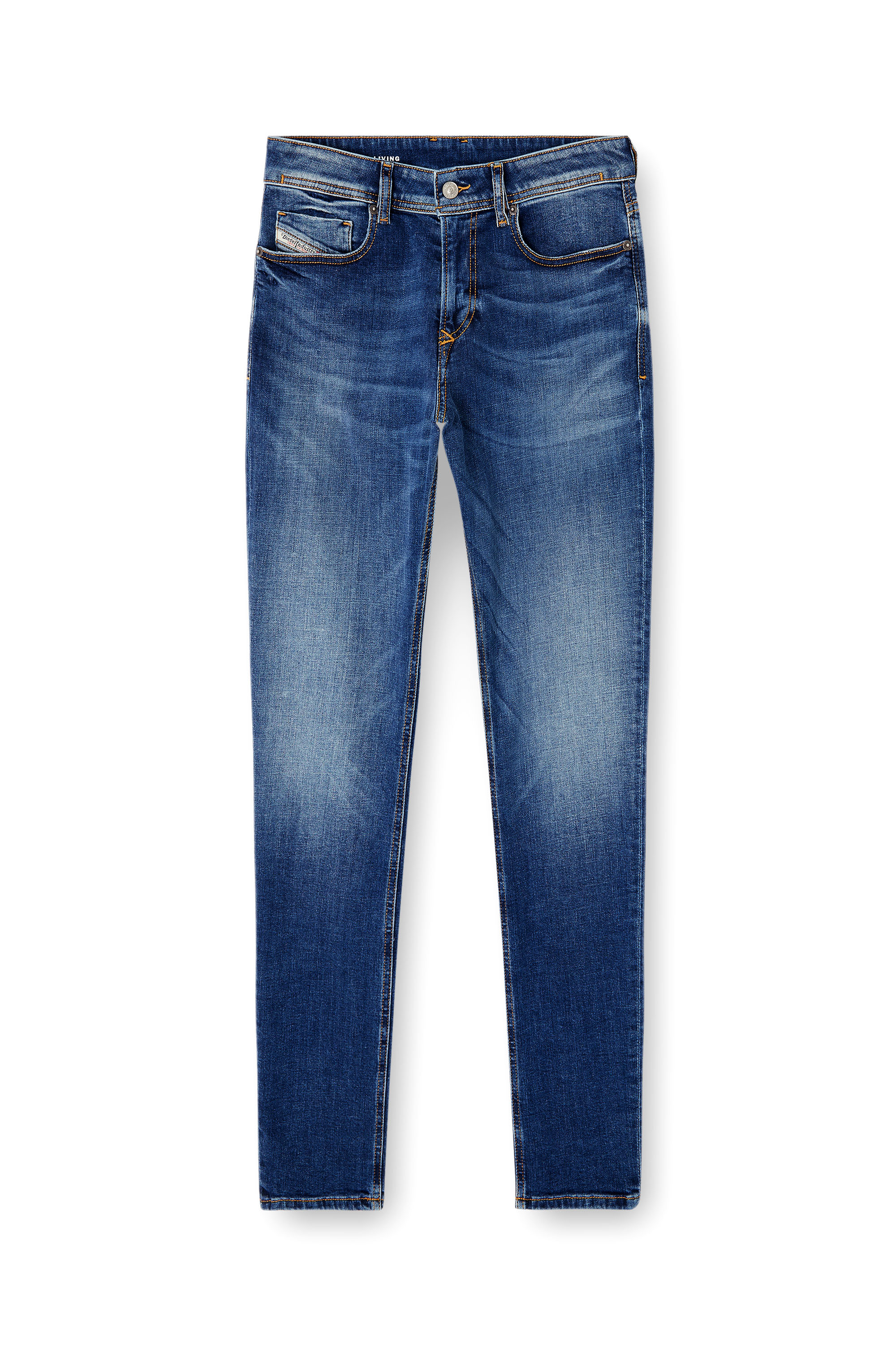 Diesel - Male's Skinny Jeans 1979 Sleenker 09J33, Medium Blue - 3
