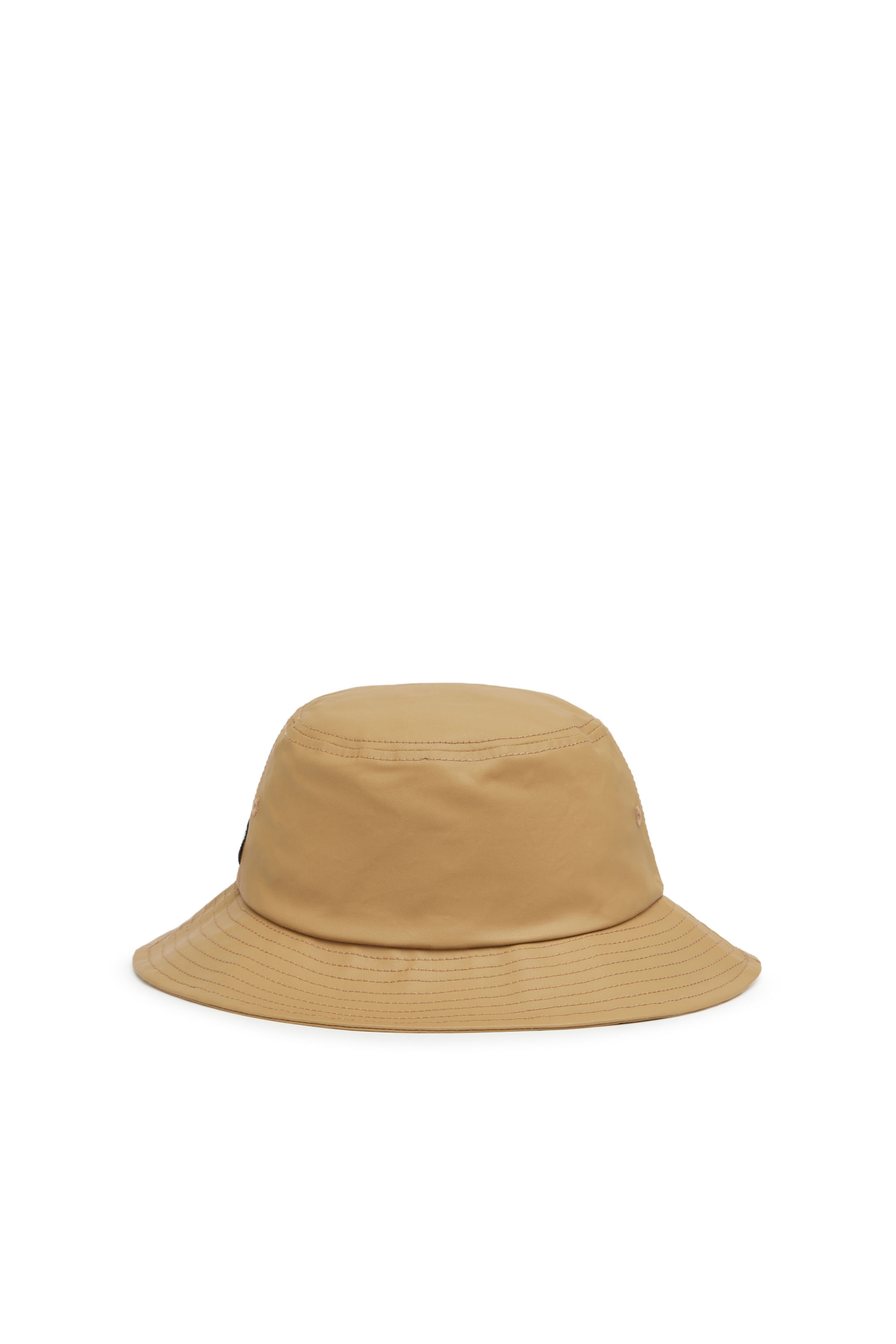 Diesel - C-FISH-COAT, Man's Bucket hat in coated twill in Beige - 1