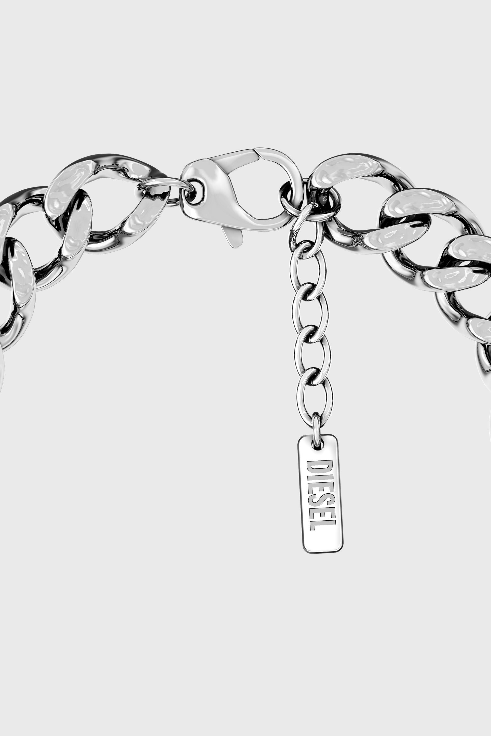 Diesel - DX1732040, Pulsera ID de acero inoxidable Unisex in Plateado - 2