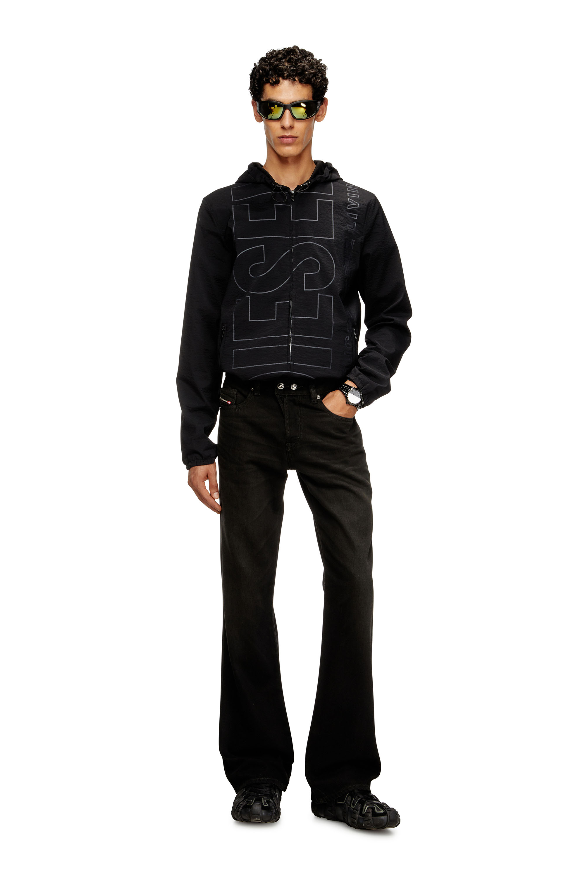 Diesel - Male's Bootcut Jeans 1998 D-Buck 09M20, Black/Dark Grey - 2
