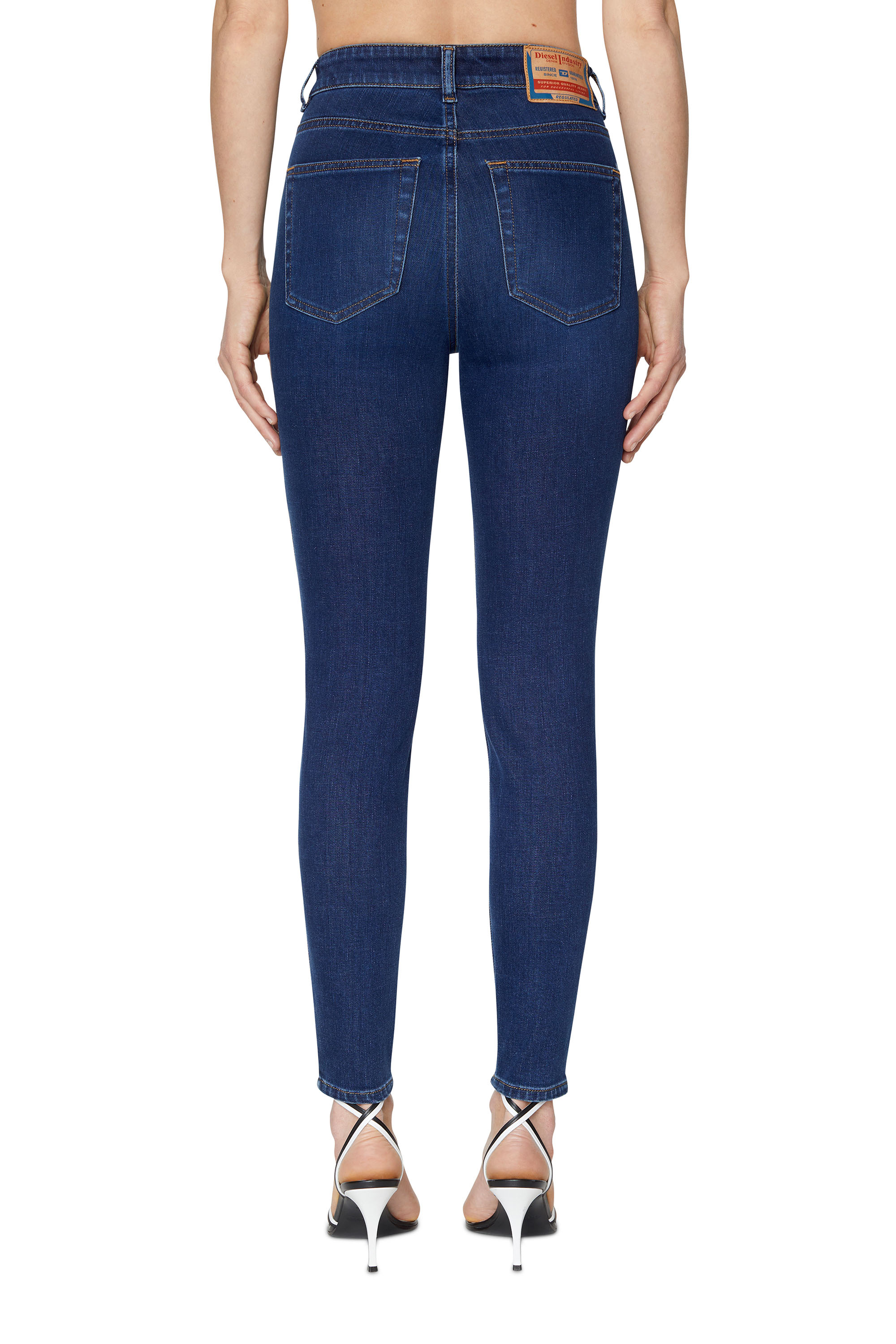 1984 SLANDY-HIGH Woman: Super skinny Jeans | Dark Blue | Diesel
