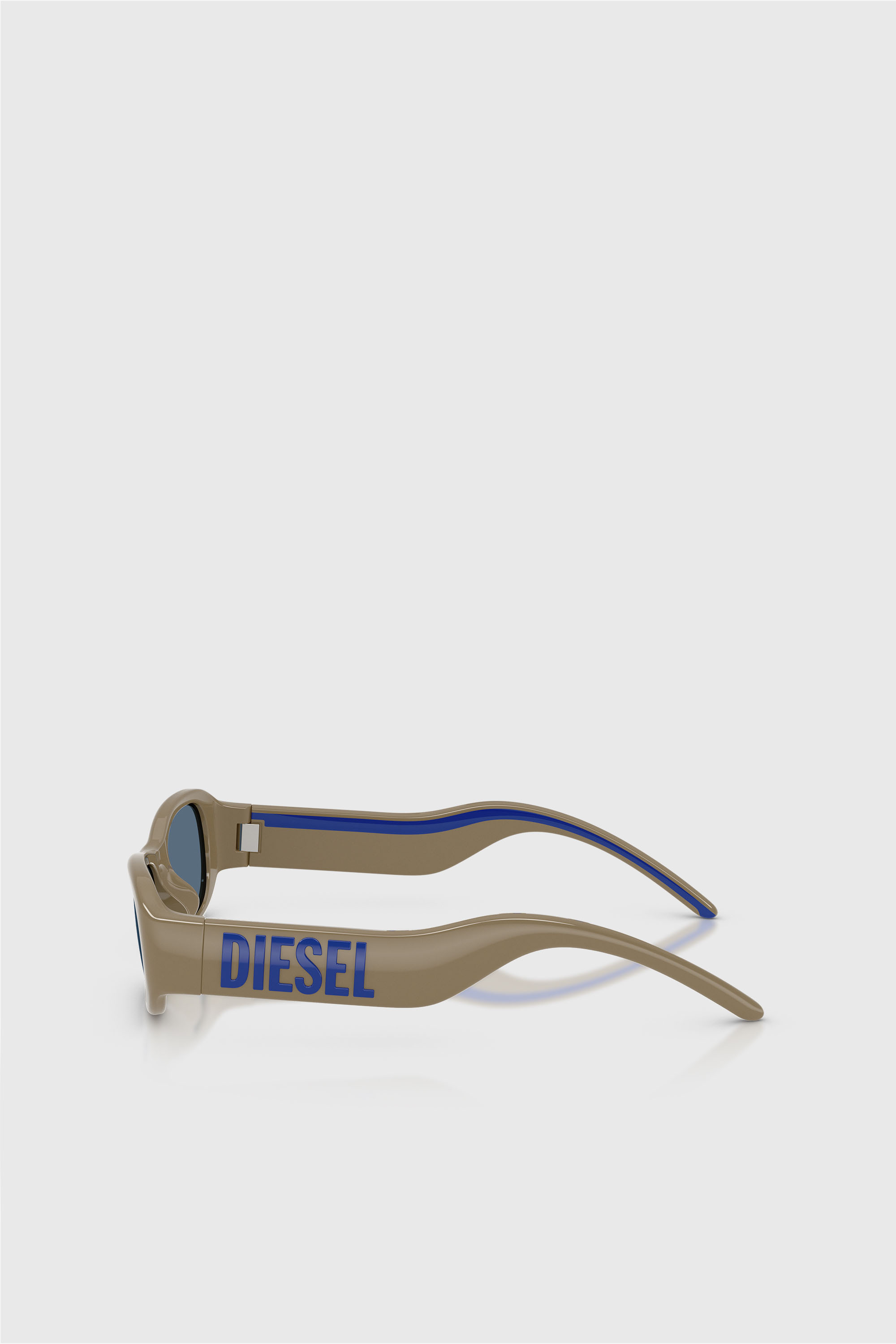 Diesel - 0DL3020U, Unisex's Pillow Sunglasses in Grey/Blue - 3