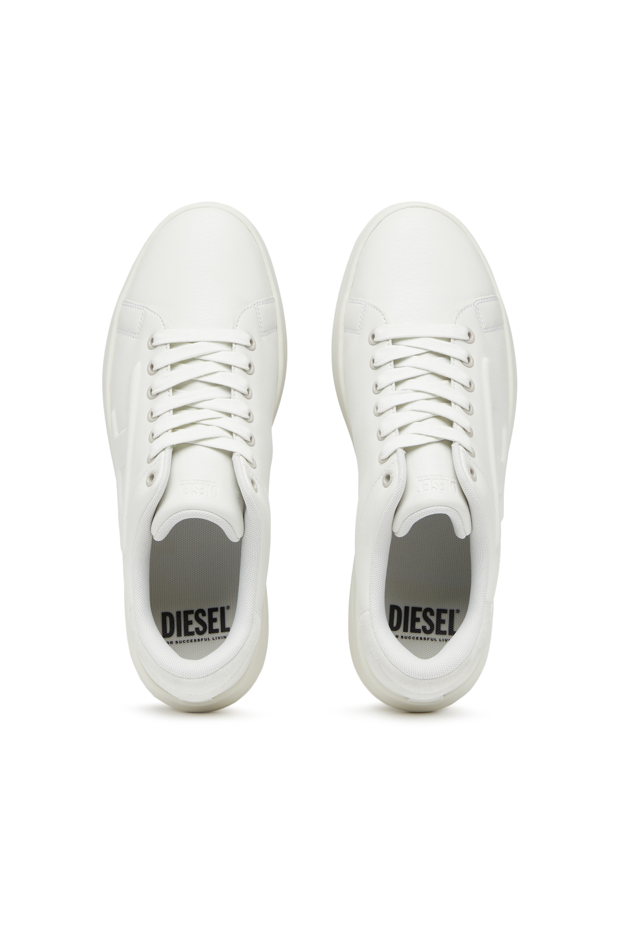 Men's S-Athene Low-Sneakers with embossed D logo | White