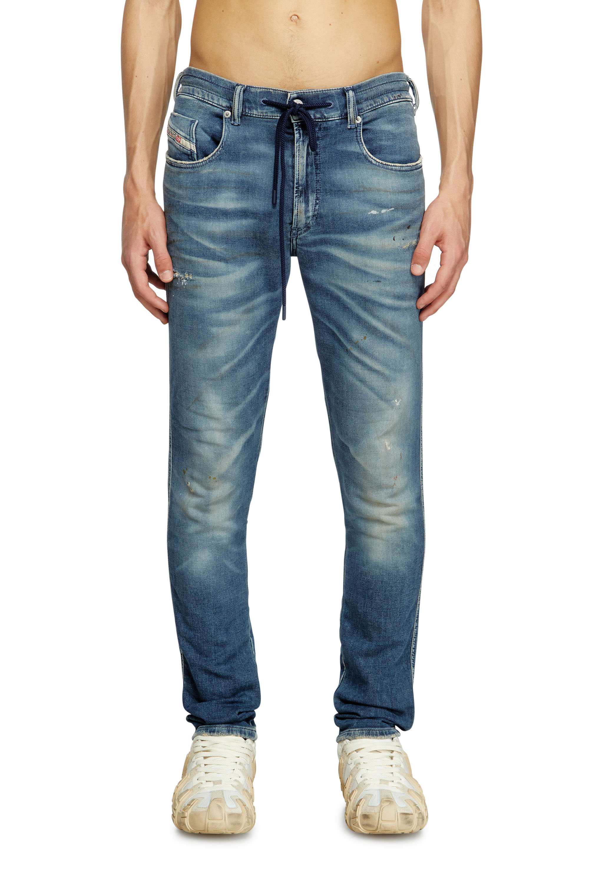 Diesel - Male's Slim 2062 D-Strukt Joggjeans® 068RY, Dark Blue - 2