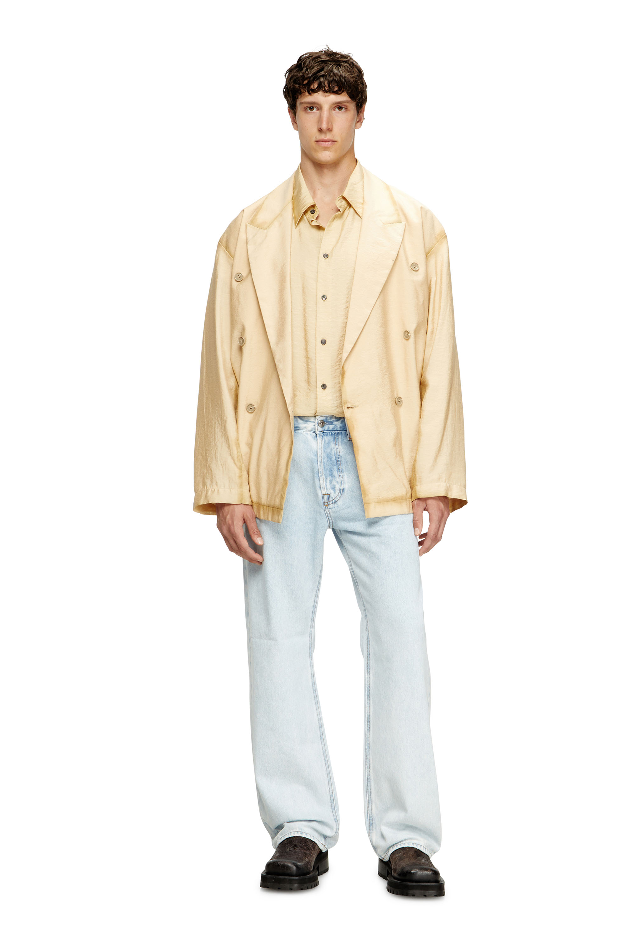 Diesel - Man's Relaxed Jeans 1980 D-Eeper 09M74, Light Blue - 2