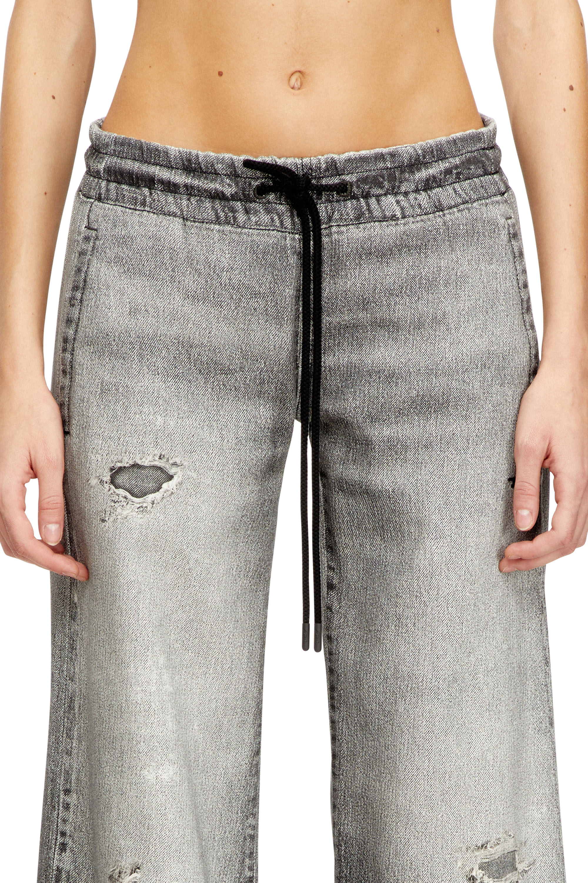 Diesel - Woman's Relaxed 2078 D-Ainty Joggjeans® 068US, Grey - 5