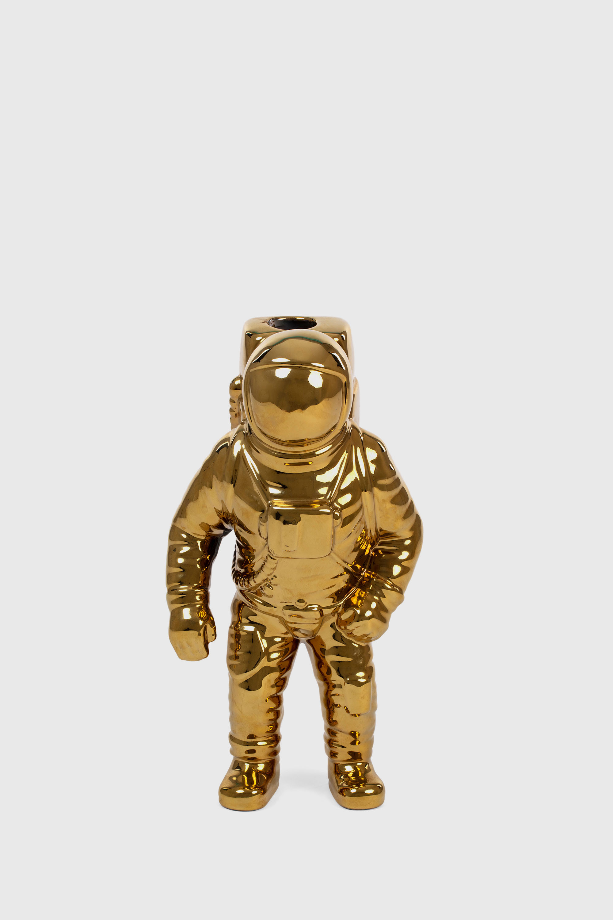 Jarr&oacute;n de porcelana "Cosmic Diner: Starma Gold''