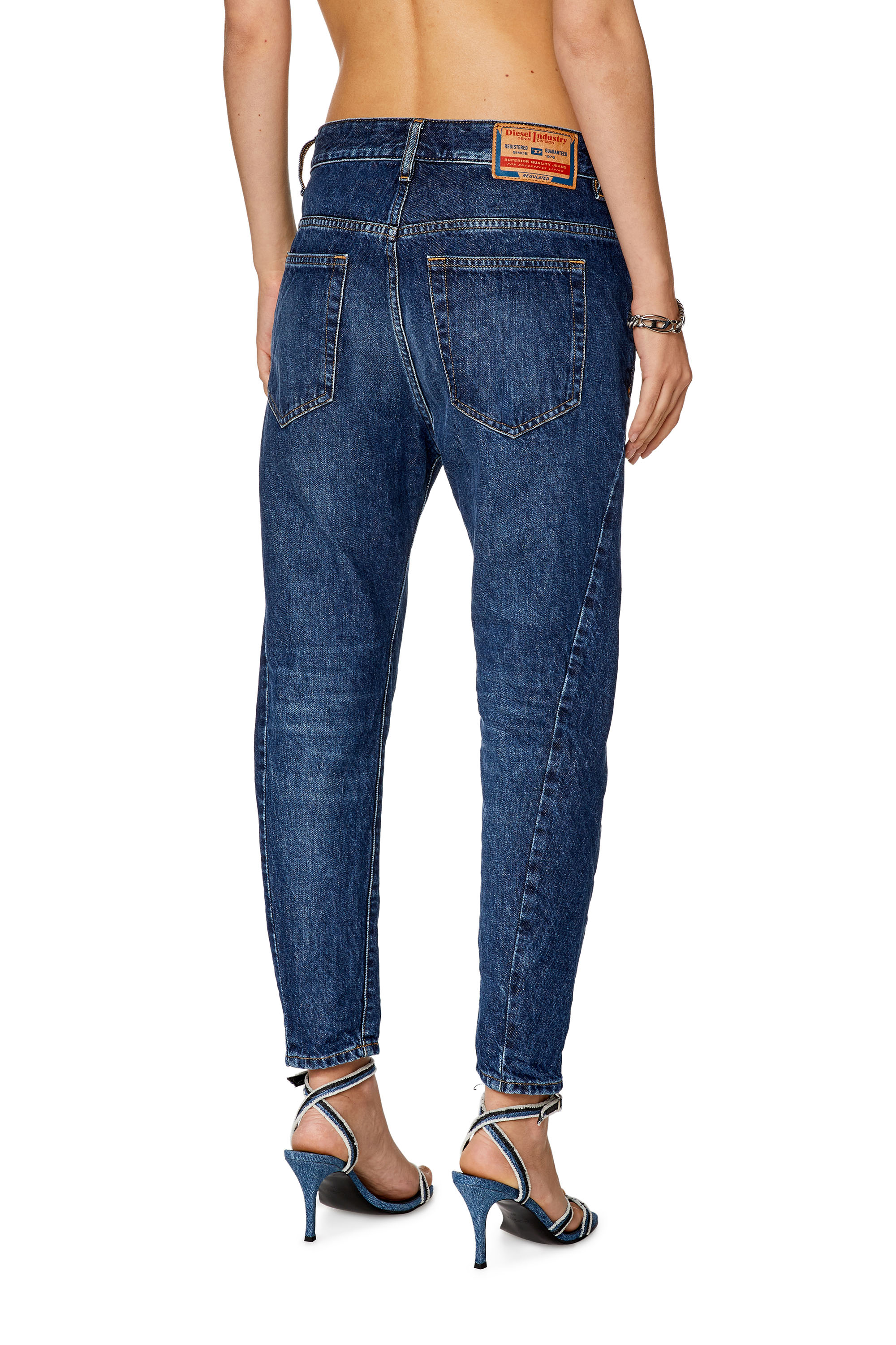 Diesel - Woman's Boyfriend Jeans Fayza 09F35, Medium blue - 5