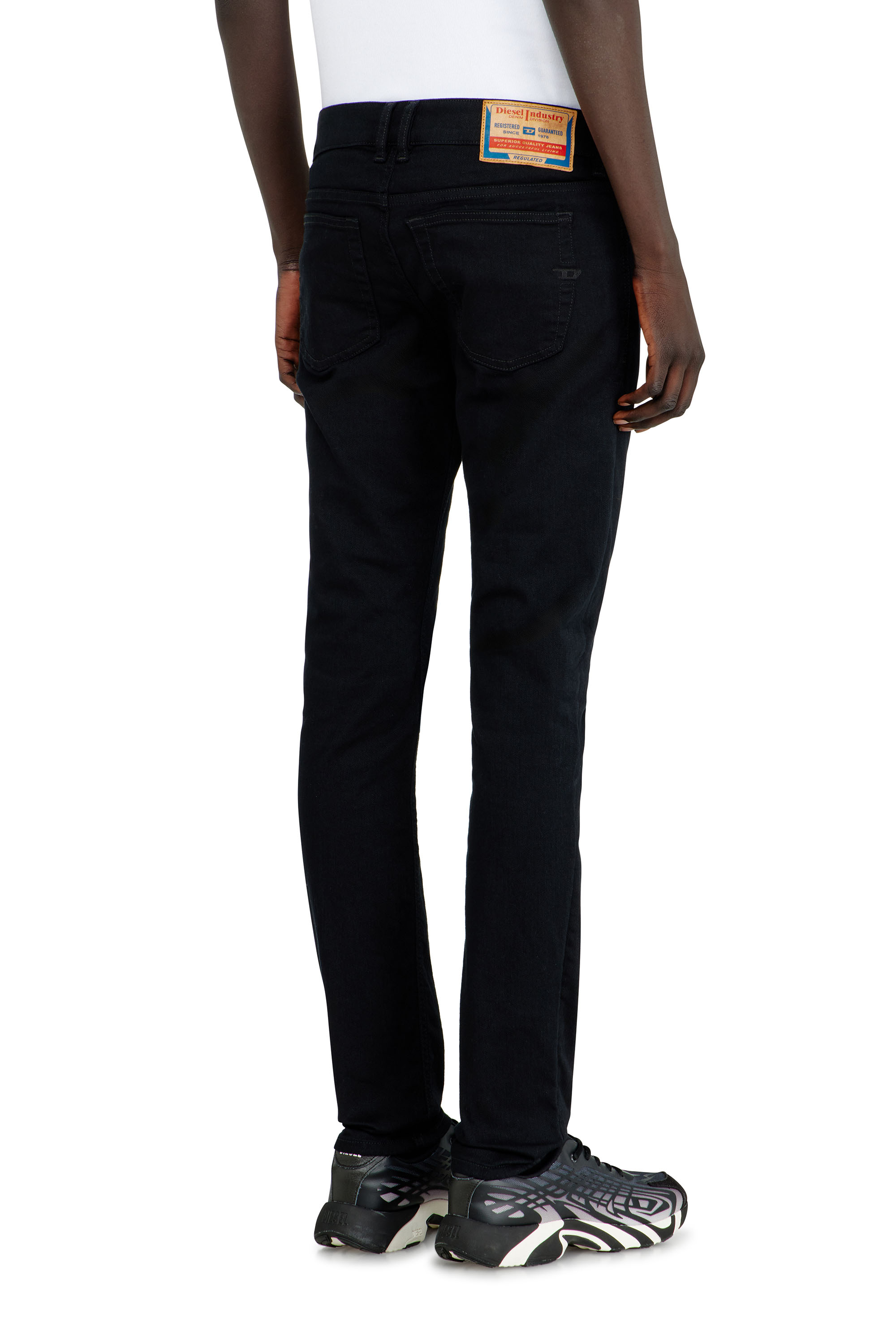 Diesel - Skinny Jeans 1979 Sleenker 09C51 Hombre, Negro/Gris oscuro - 5