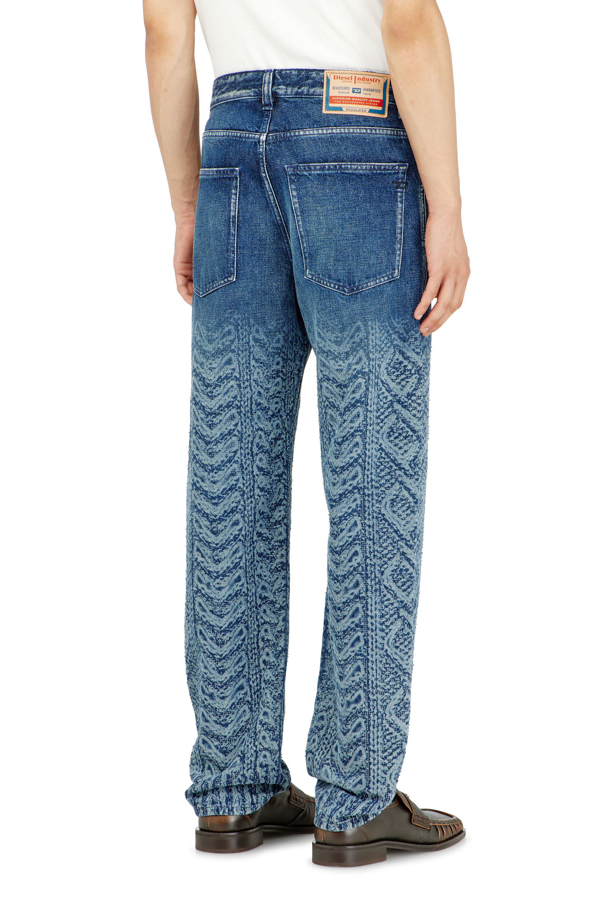 Diesel - Regular Jeans 2024 D-Macs 007EV Homme, Bleu Fonc&eacute; - Image 5