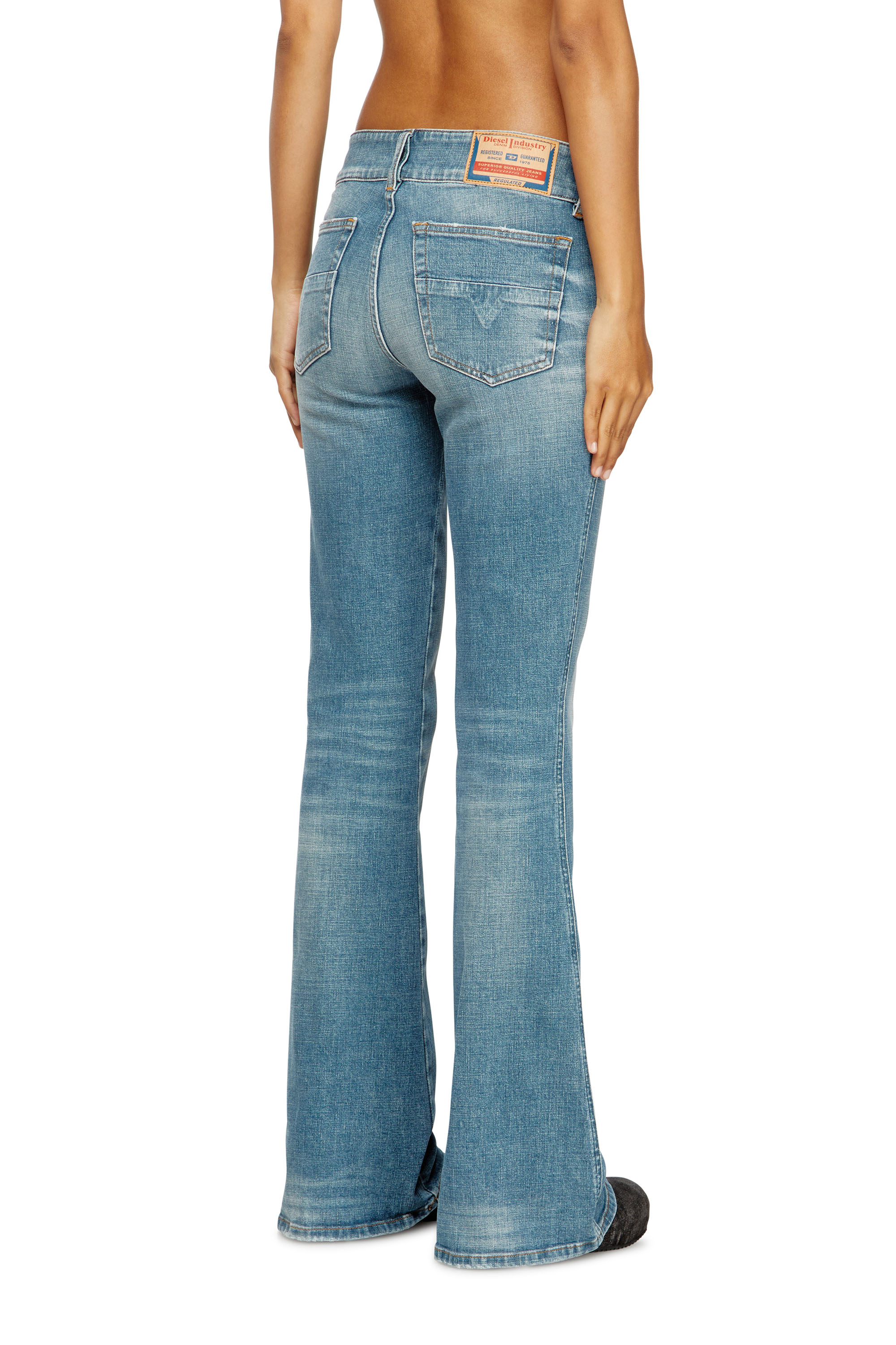 Diesel - Female's Bootcut Jeans D-Hush 09M58, Medium Blue - 4