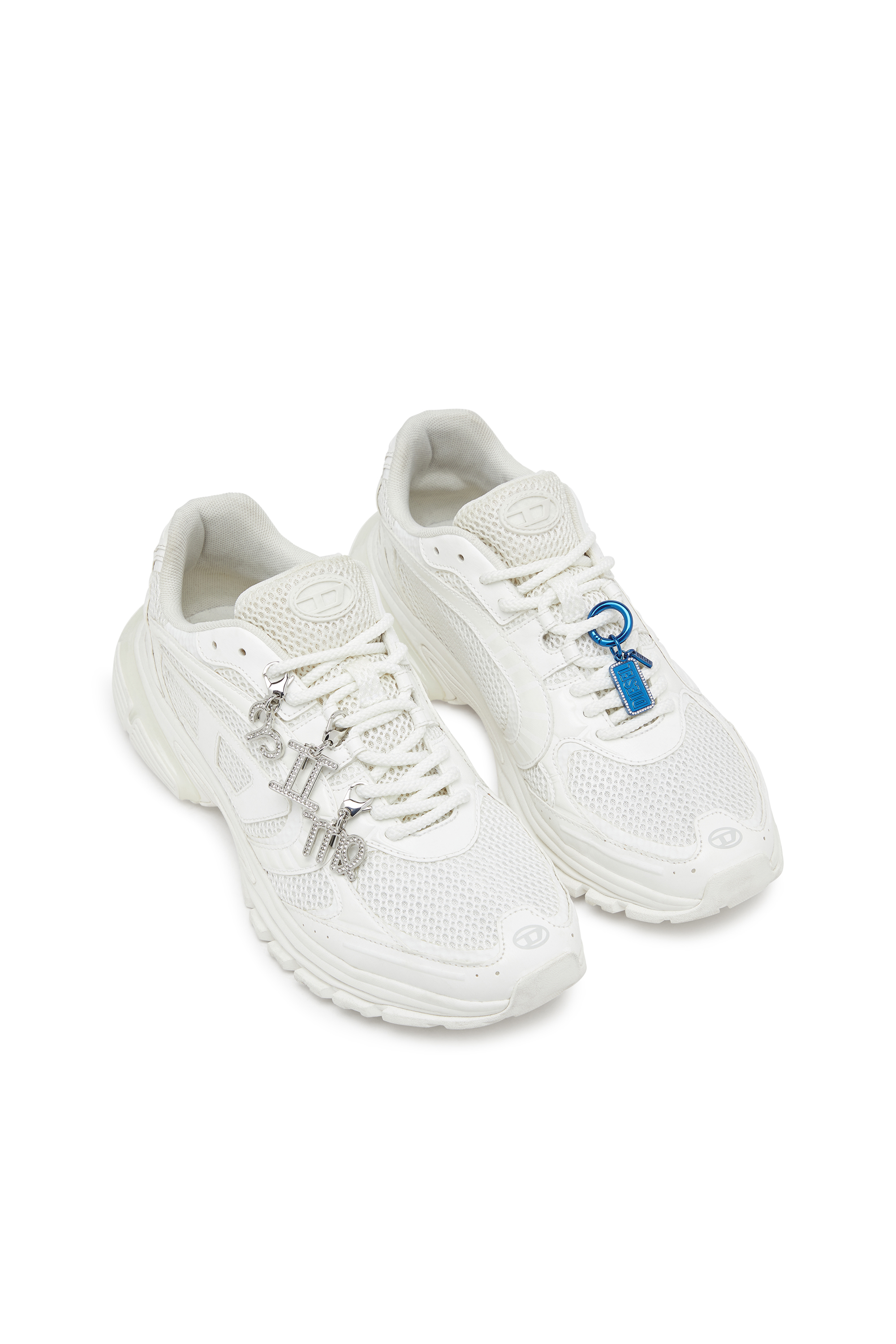 Diesel - S-PRO-V-DENSE LOW, Male's S-Pro-V-Dense-Mesh sneakers with Oval D logo in White - 7