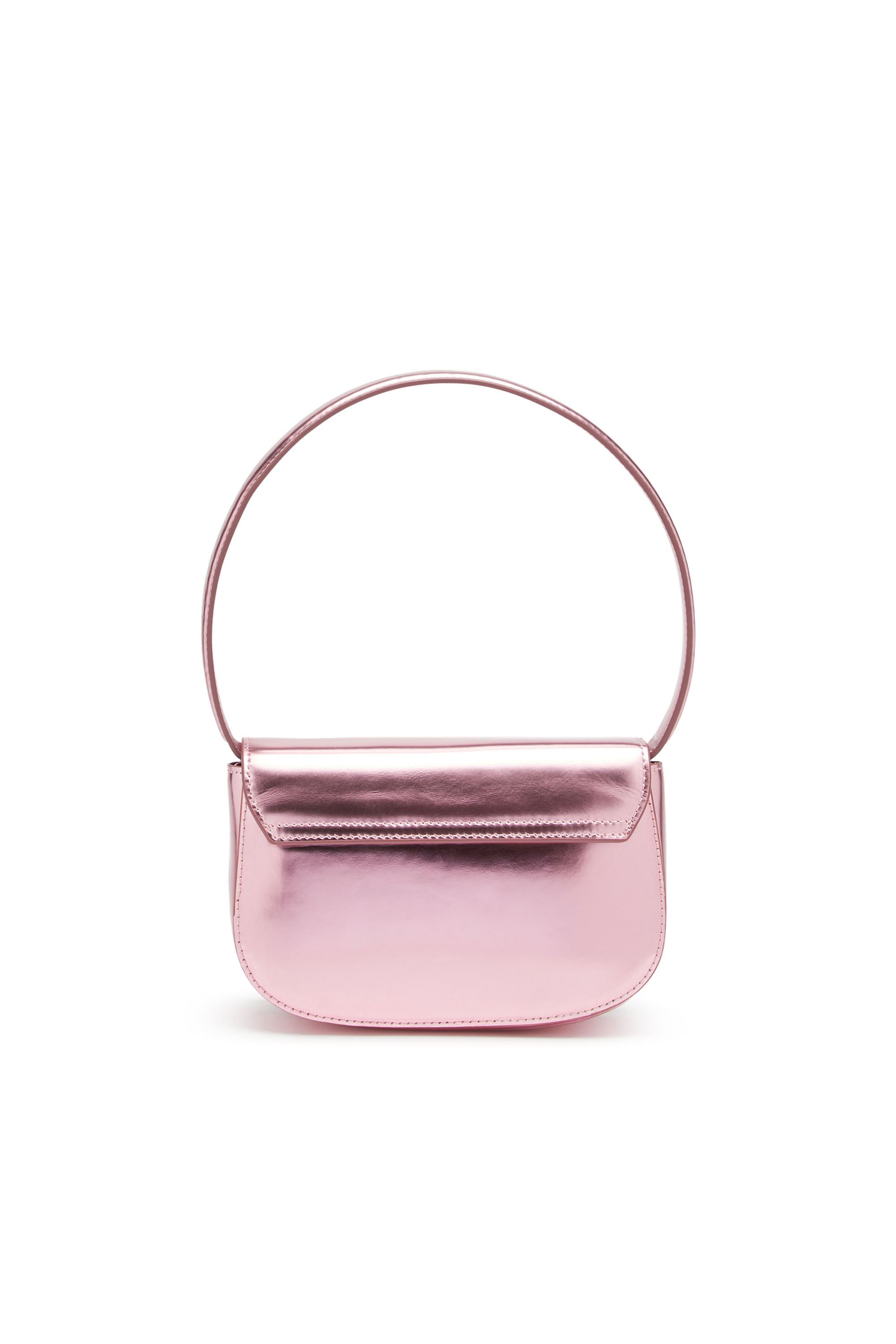 Diesel - 1DR, Female's 1DR-Iconic shoulder bag in mirrored leather in Pink - 2