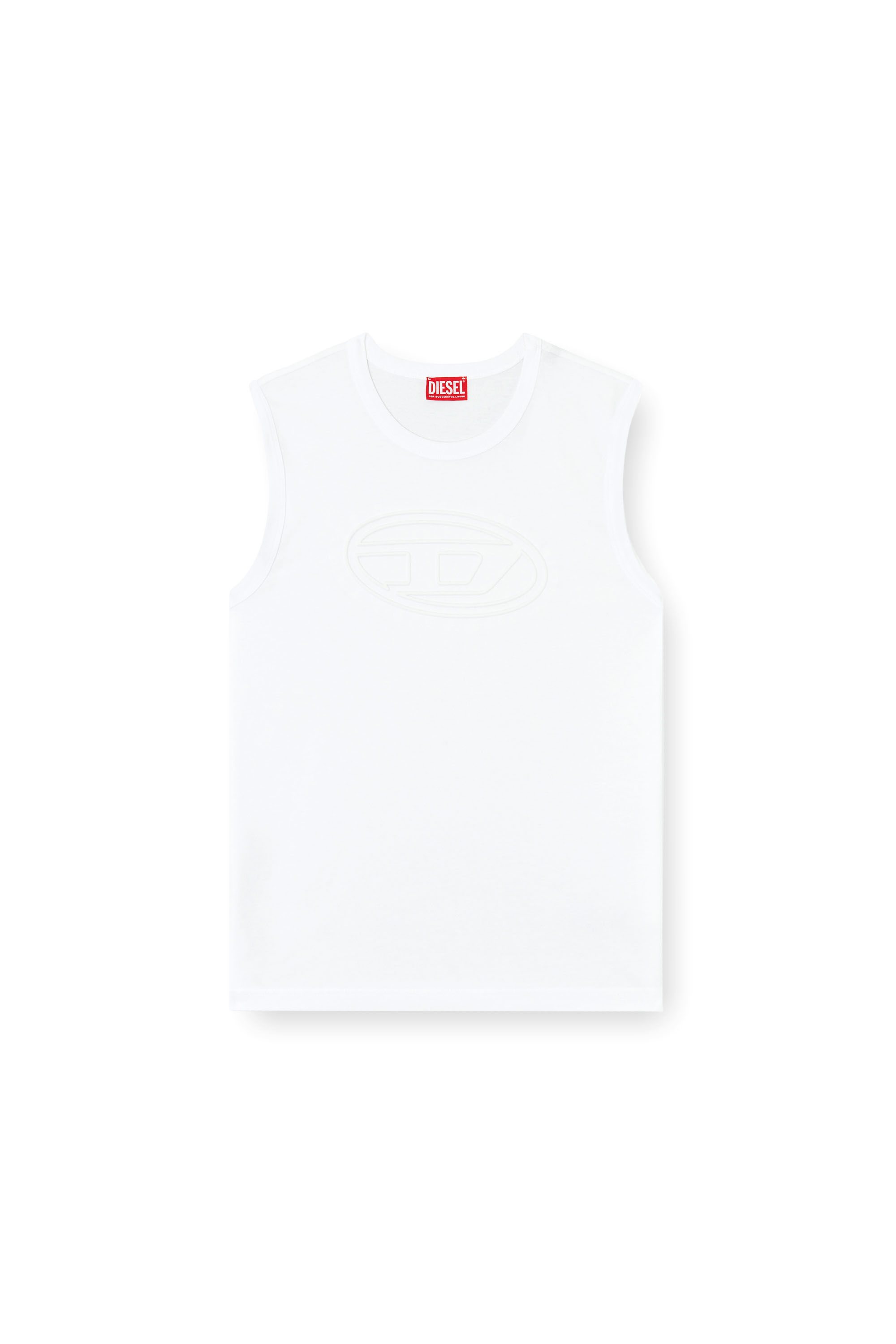 DIESEL｜SLEEVELESS (T-BISCO BIGOVAL TOP (A16698 0NJBM 9X Men's Sleeveless top | Black | Diesel