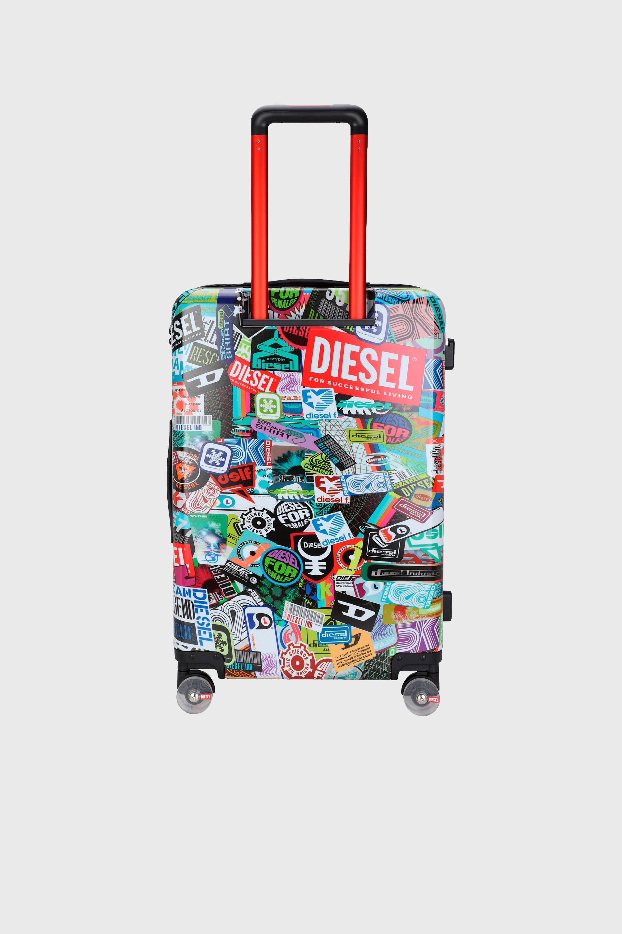 Diesel - DIESEL PC PRINTED TROLLEY-STICKERS- DSL0, Maleta estilo pegatinas tama&ntilde;o M Unisex in Multicolor - 2