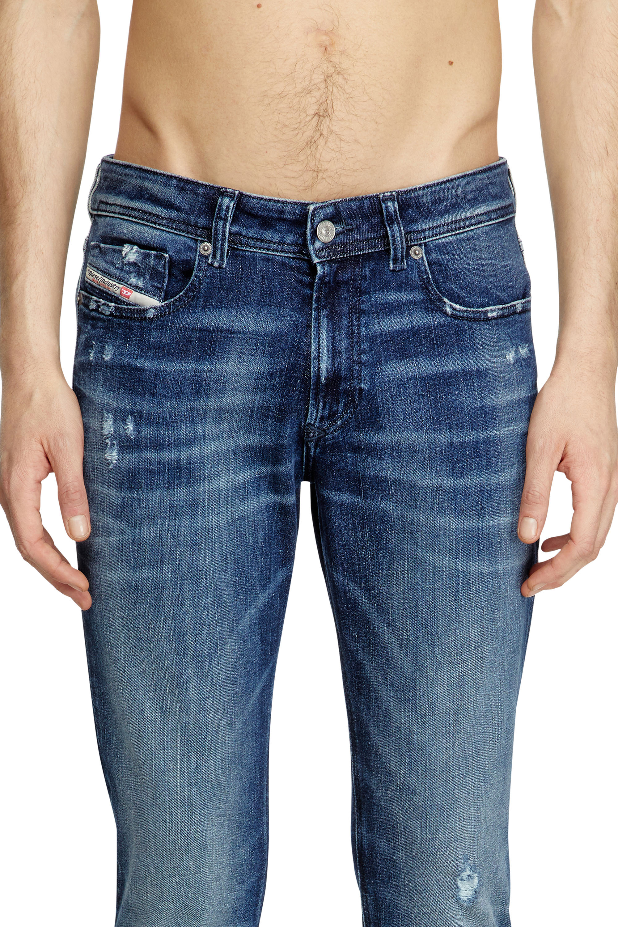 Diesel - Man's Skinny Jeans 1979 Sleenker 09L42, Dark Blue - 4