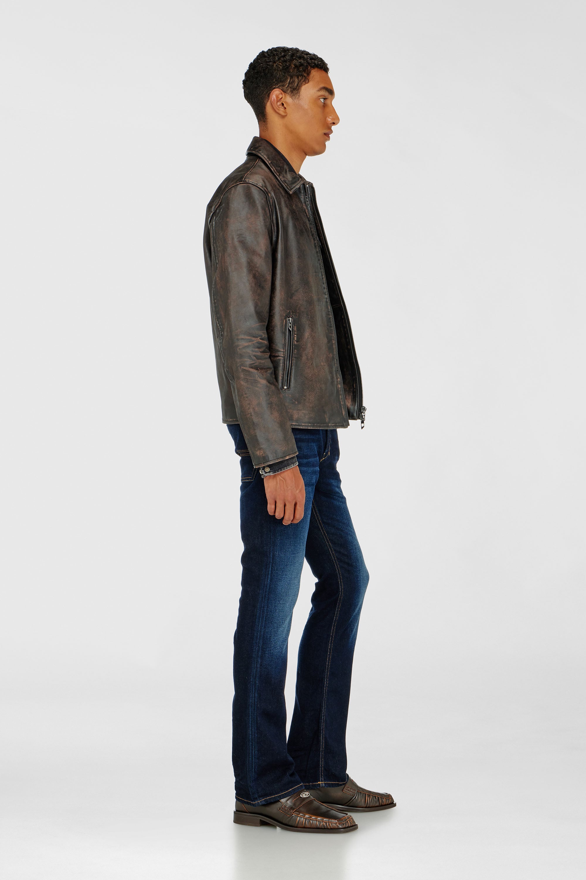 Diesel - Man's Bootcut Jeans 2007 Zatiny 009ZS, Dark Blue - 2
