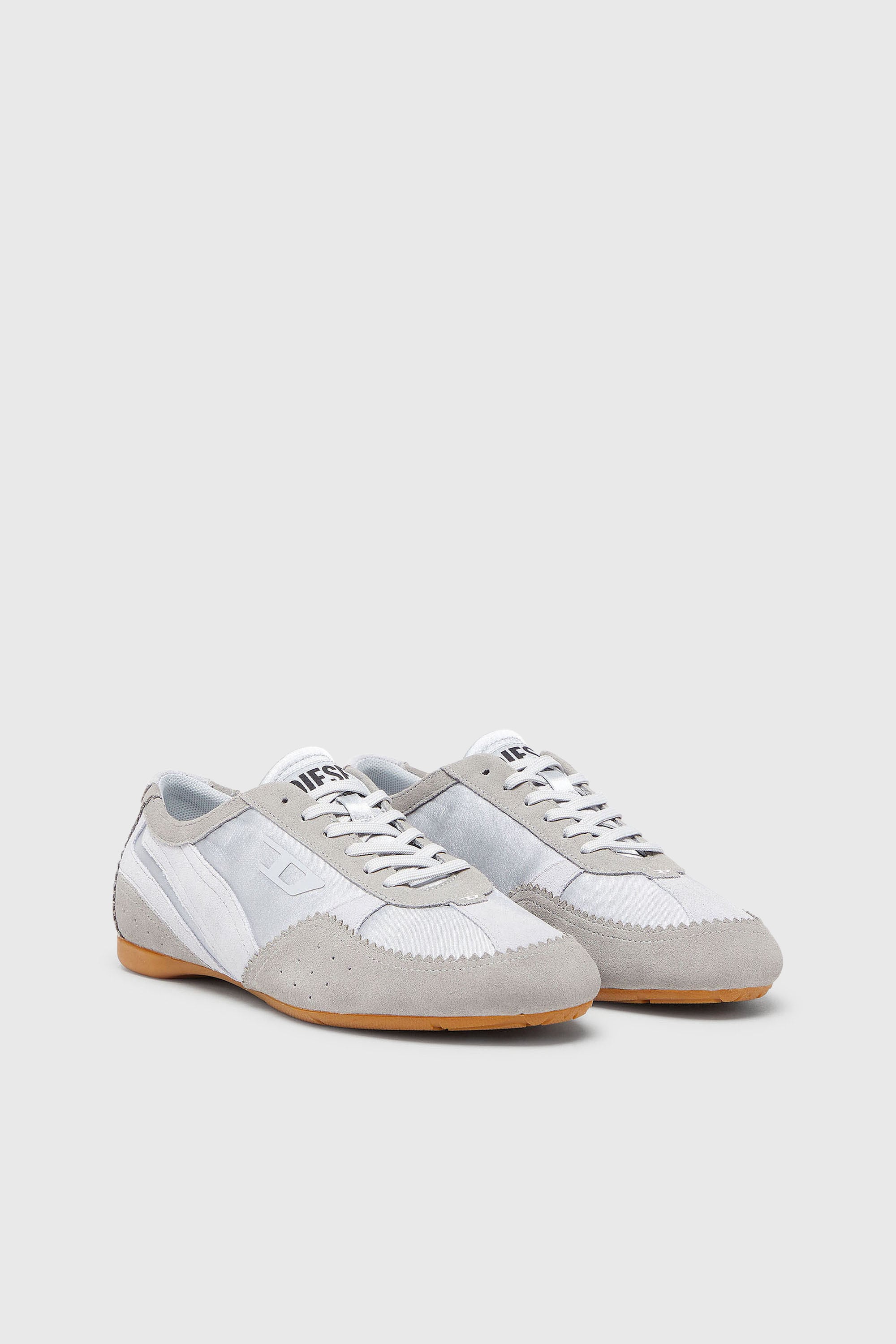 Diesel - D-MILE LOW II W, D-Mile- Zapatillas con superposiciones de ante Mujer in Azul marino - 2